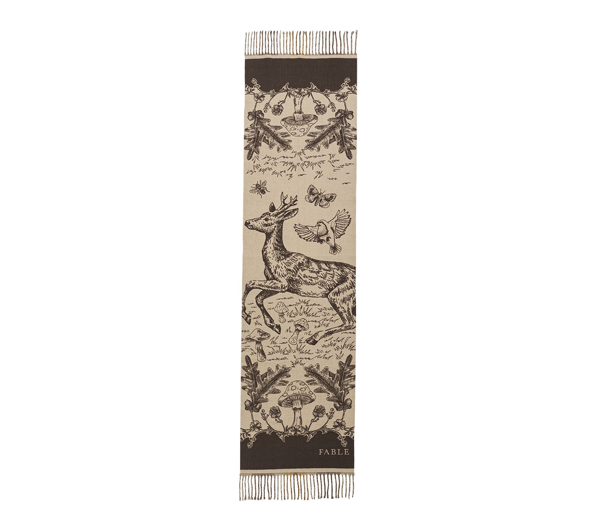 Fable England Woodland Tales Jacquard Scarf