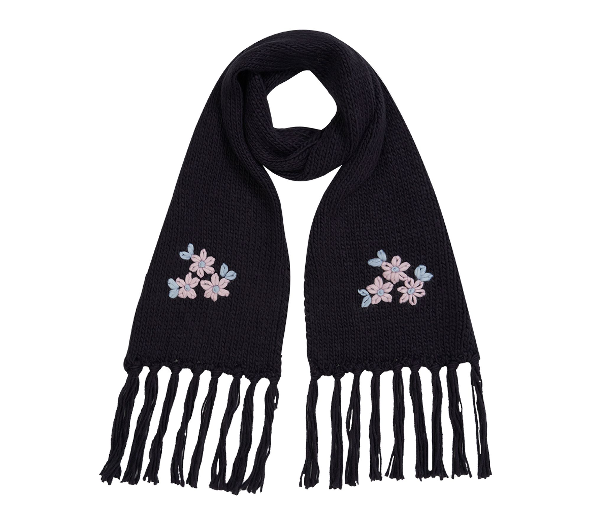 Fable England Scarf Hand Embroidered