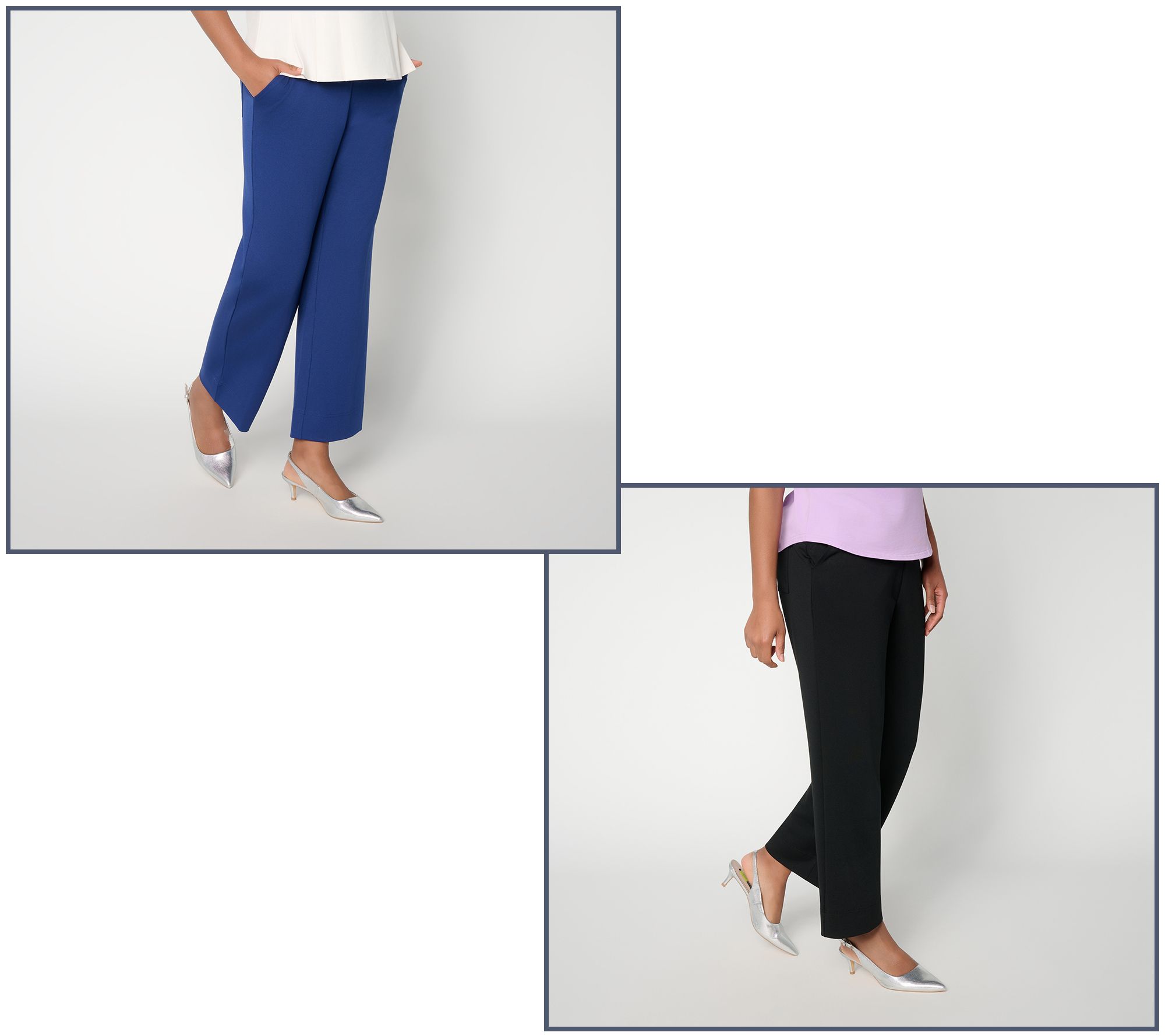 by Stacy London Pull-On Wide Leg City Pants