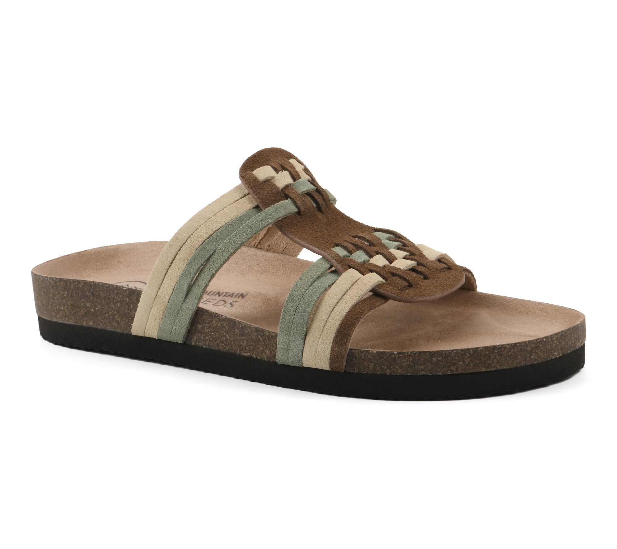 White Mountain Footbeds Leather Sandals - Halicore