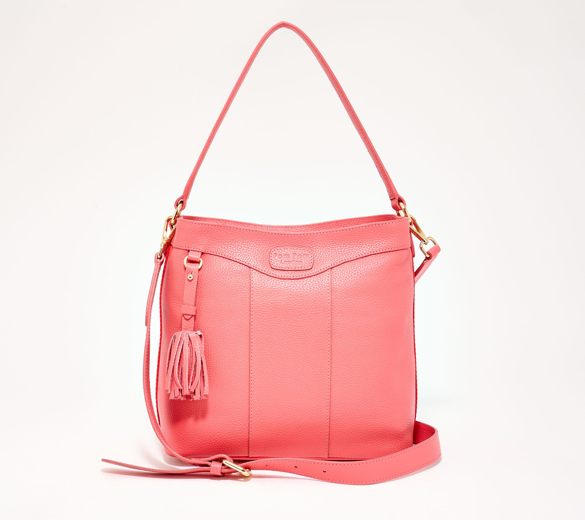  Pom Pom London Hampstead Leather Bucket Bag - A730211