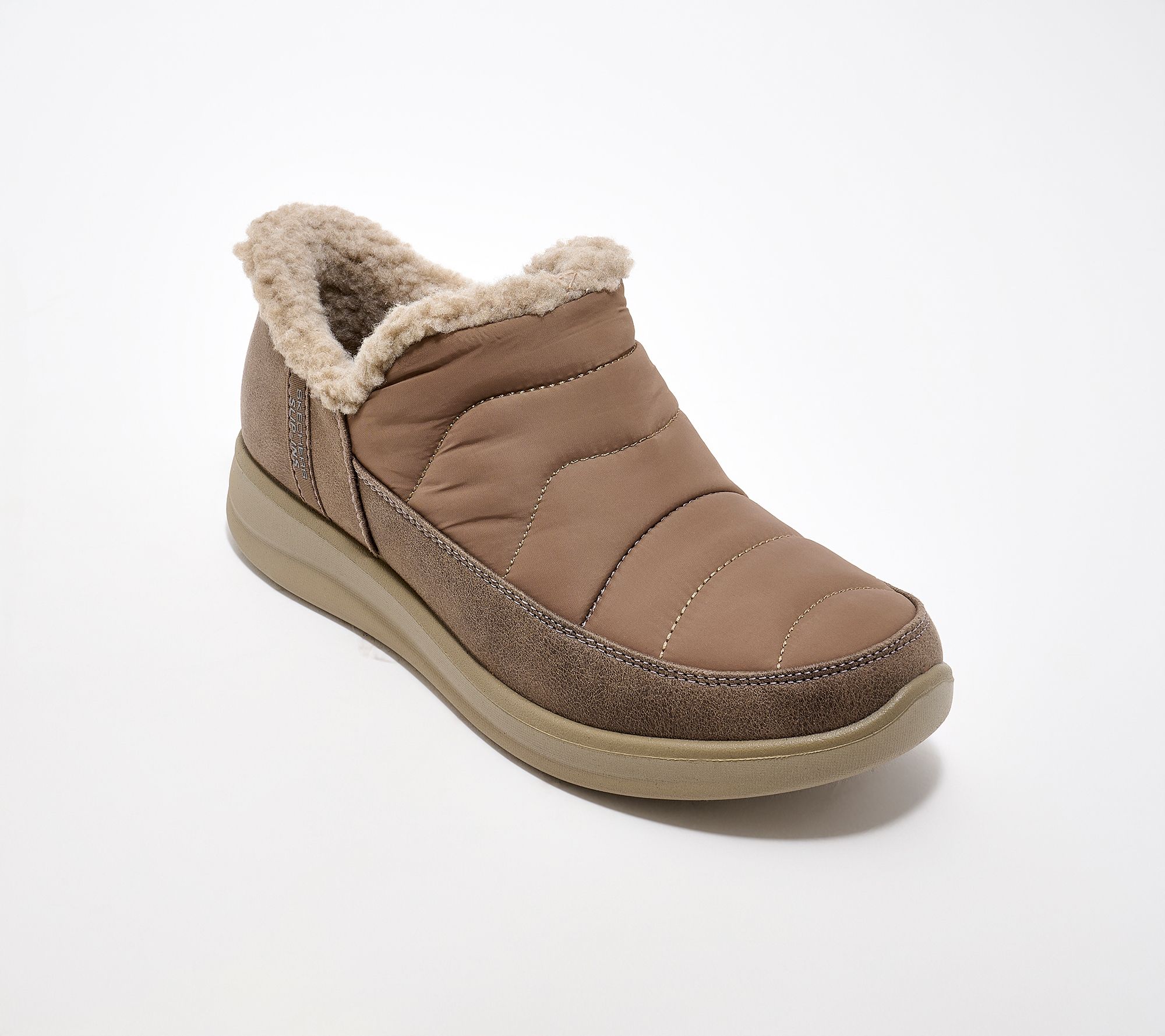 "As Is" Skechers Slip- ins Cozy Escape Water Repellent Slipper Boots