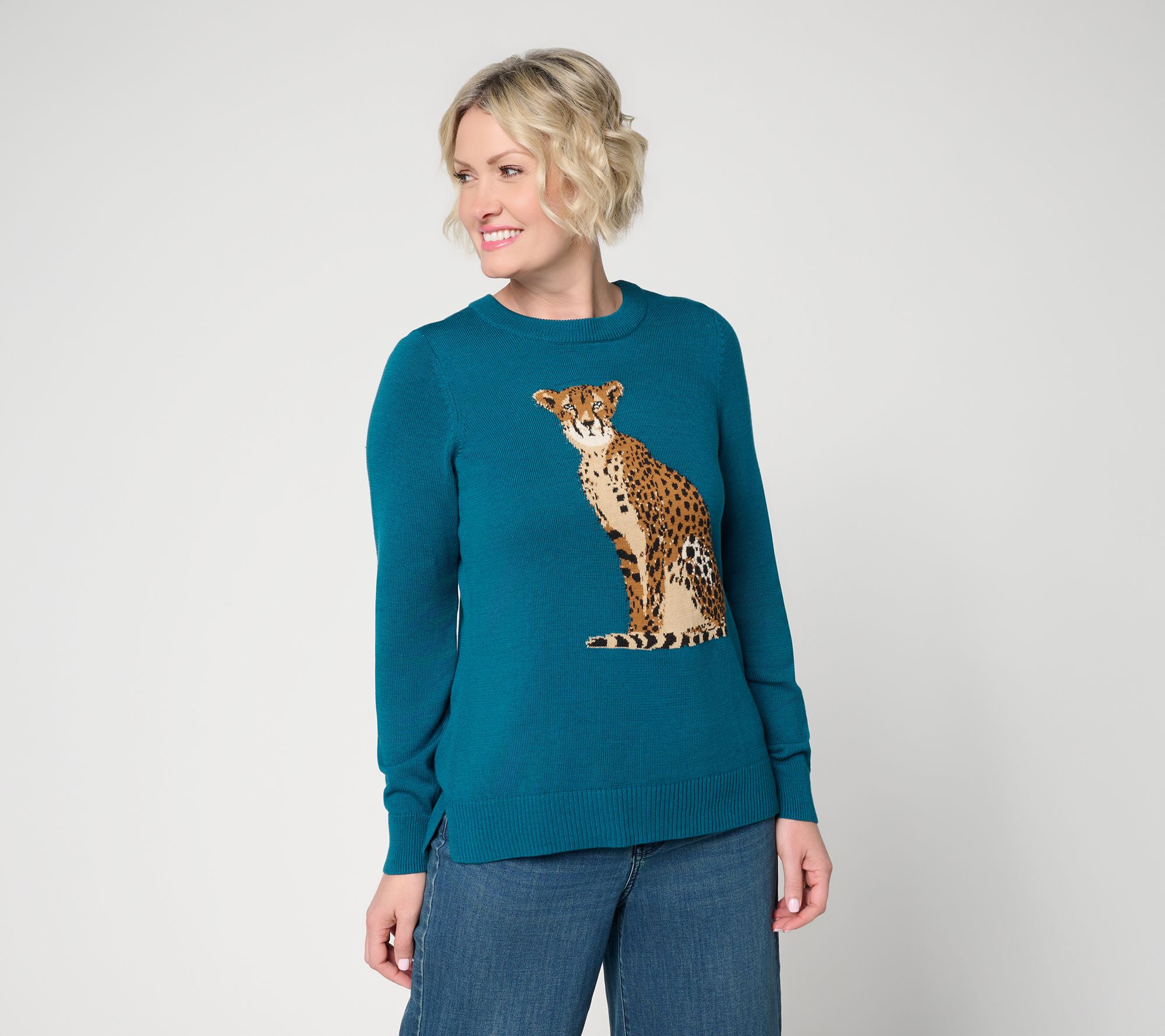 Belle by Kim Gravel Queen of The Jungle Sweater