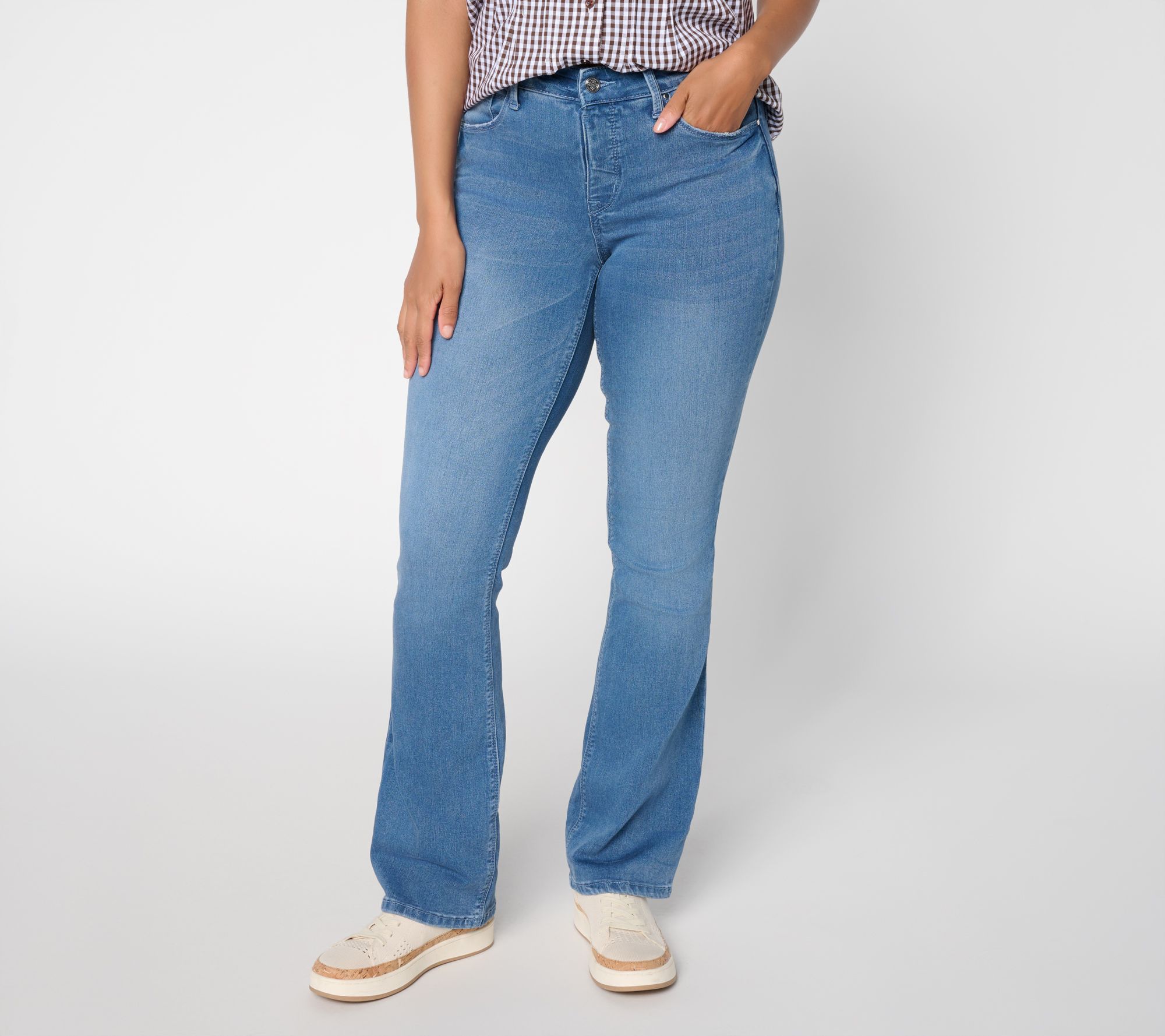 Felt Denim by Laurie Felt Petite Silky Bootcut Jean