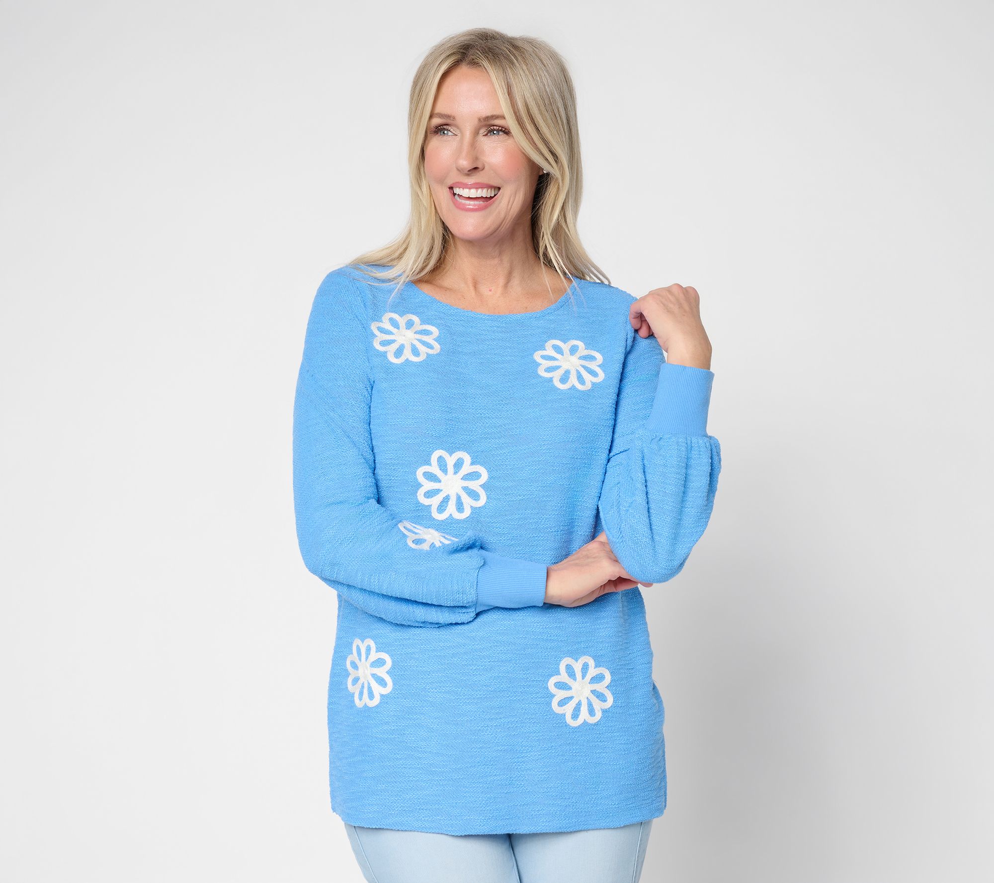 "As Is" Belle by Kim Gravel Daisies are a GirlsBest Bloom Slouchy Top