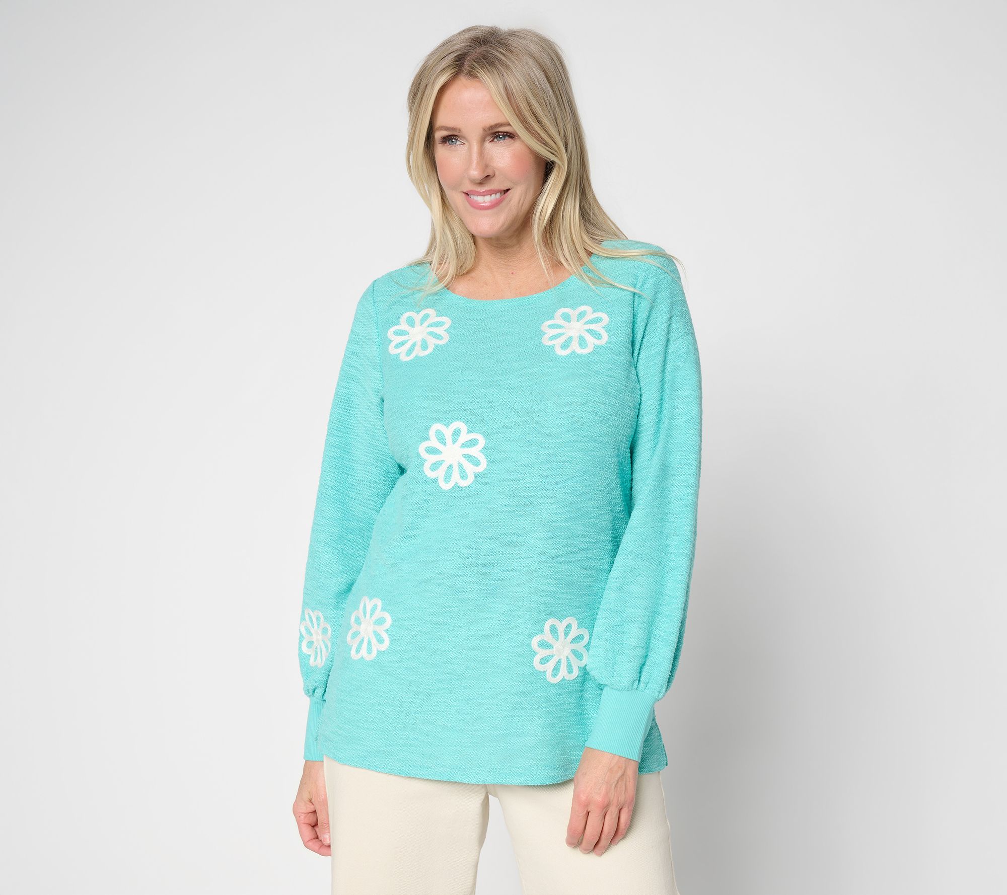 "As Is" Belle by Kim Gravel Daisies are a GirlsBest Bloom Slouchy Top