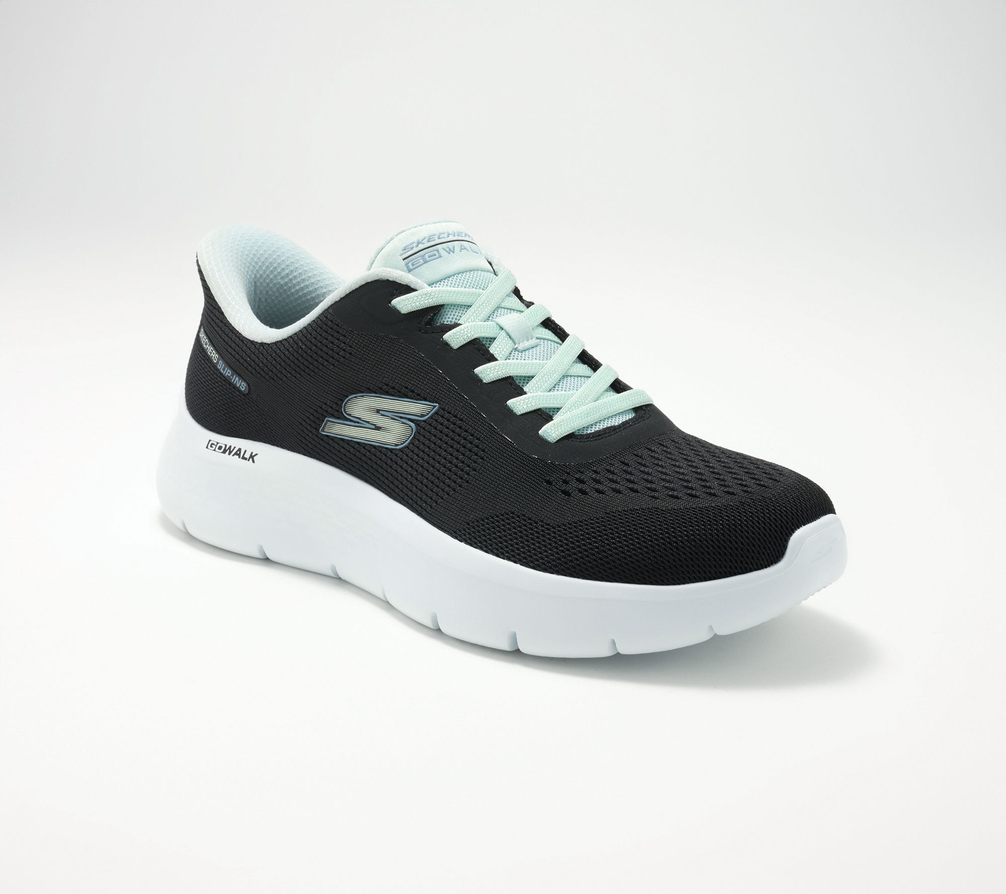 "As Is" Skechers Slip- ins GO WALK FlexVeganWashbl Sneakers-Azriel
