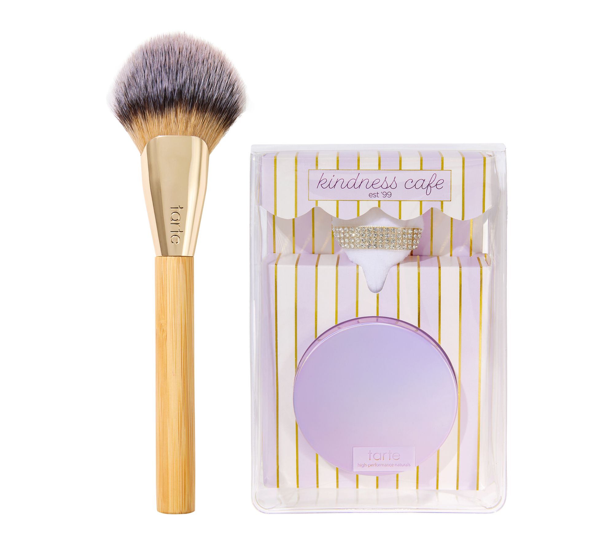 tarte special edition creaseless setting powder& brush