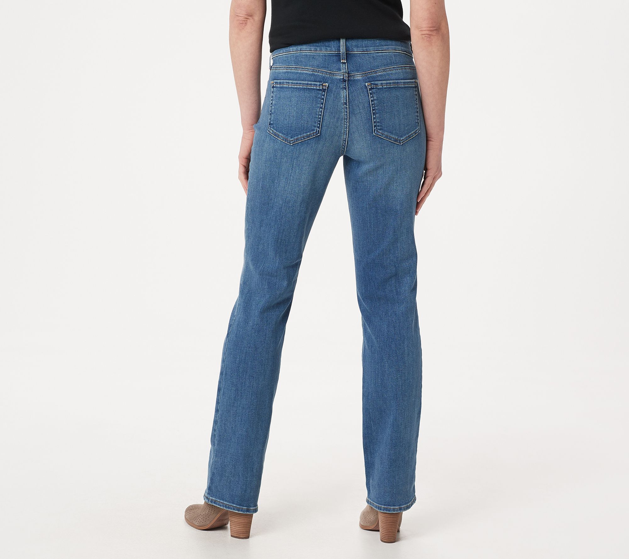 NYDJ Marilyn Straight Leg Jeans -Rhodes - QVC.com