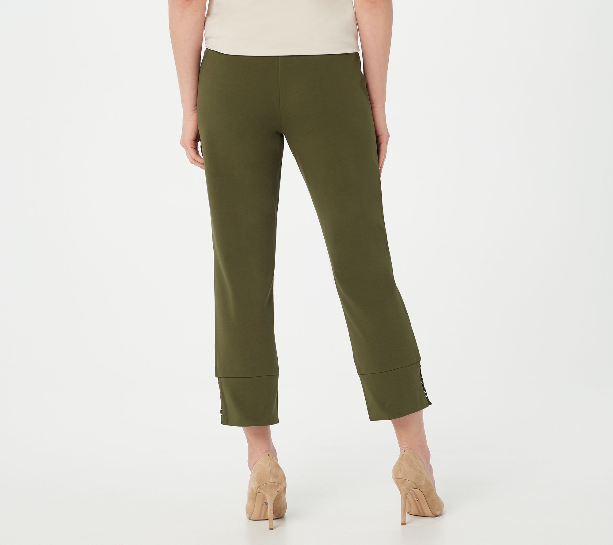 susan graver striped pants