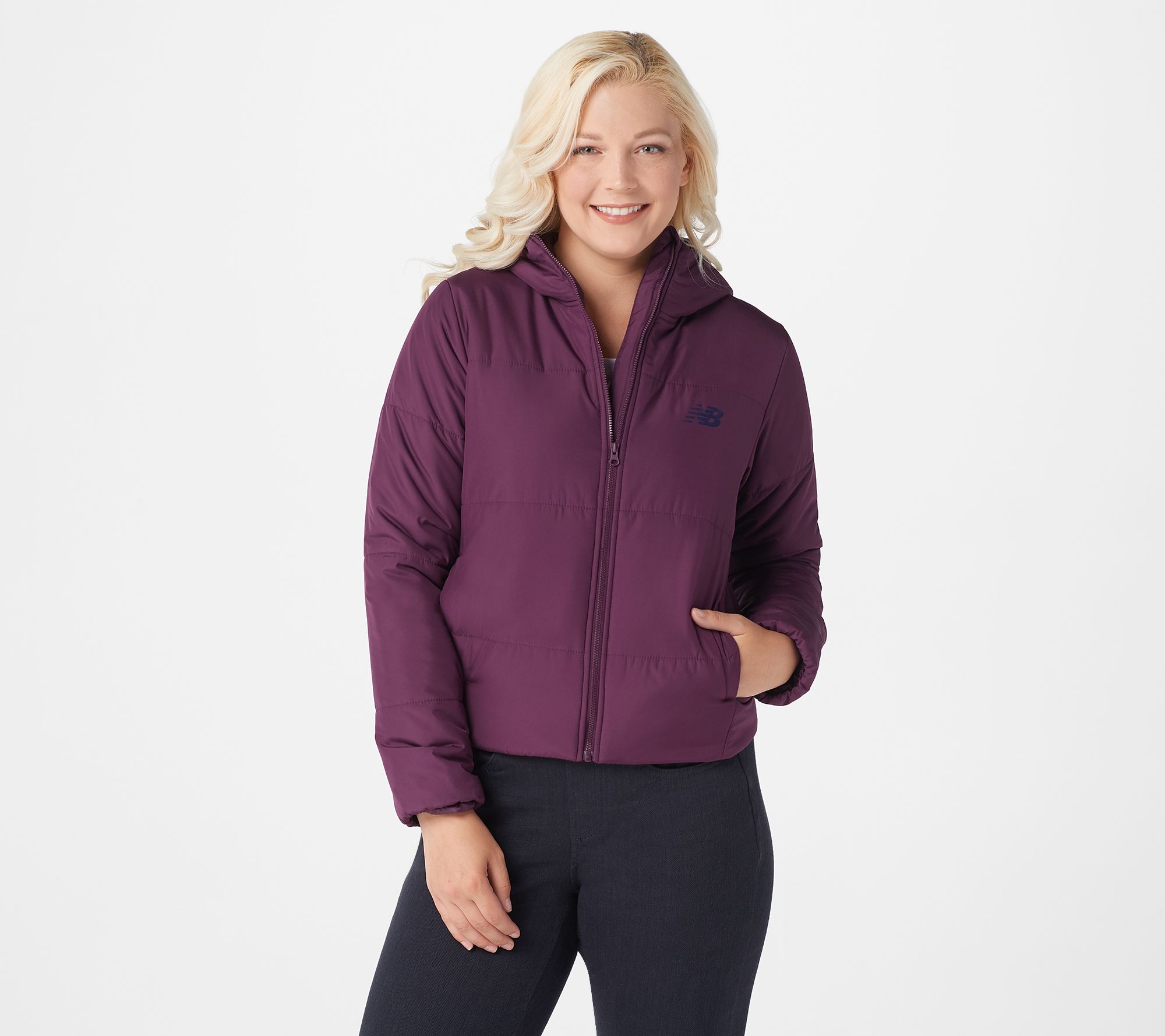 New balance womens puffer hot sale jacket