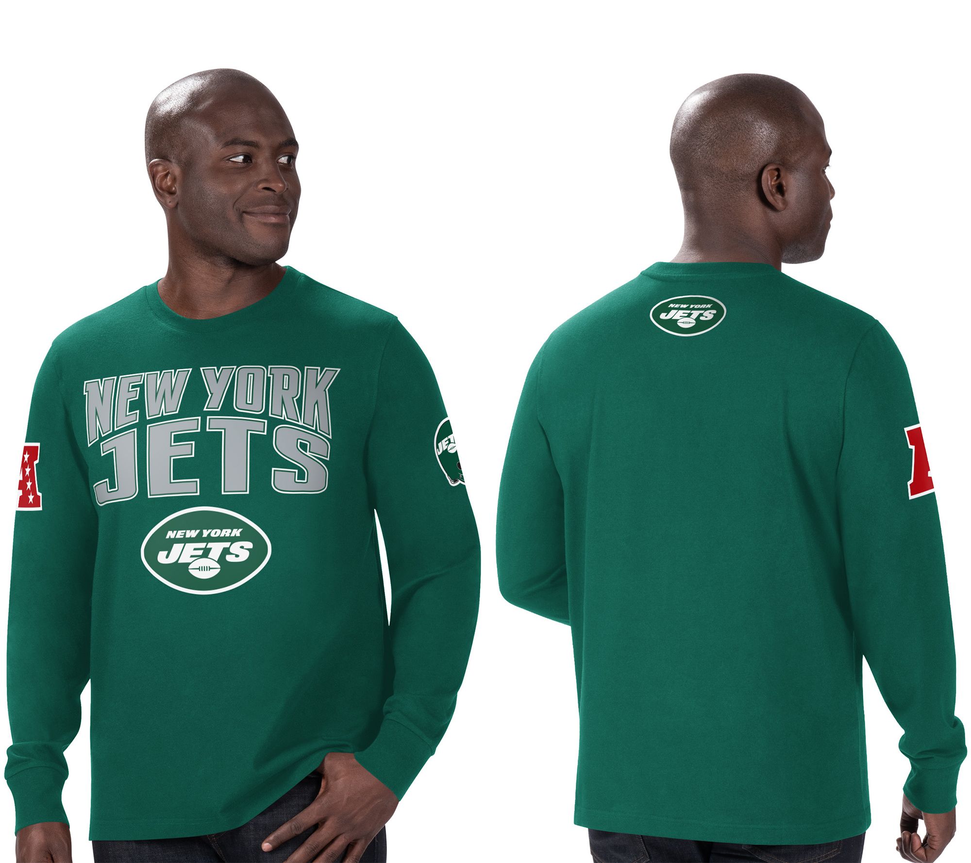 NFL Men's Long-Sleeve Graphic T-Shirt - QVC.com
