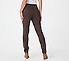 Belle by Kim Gravel Faux Leather Ponte Pant with Hip Zippers, 1 of 1