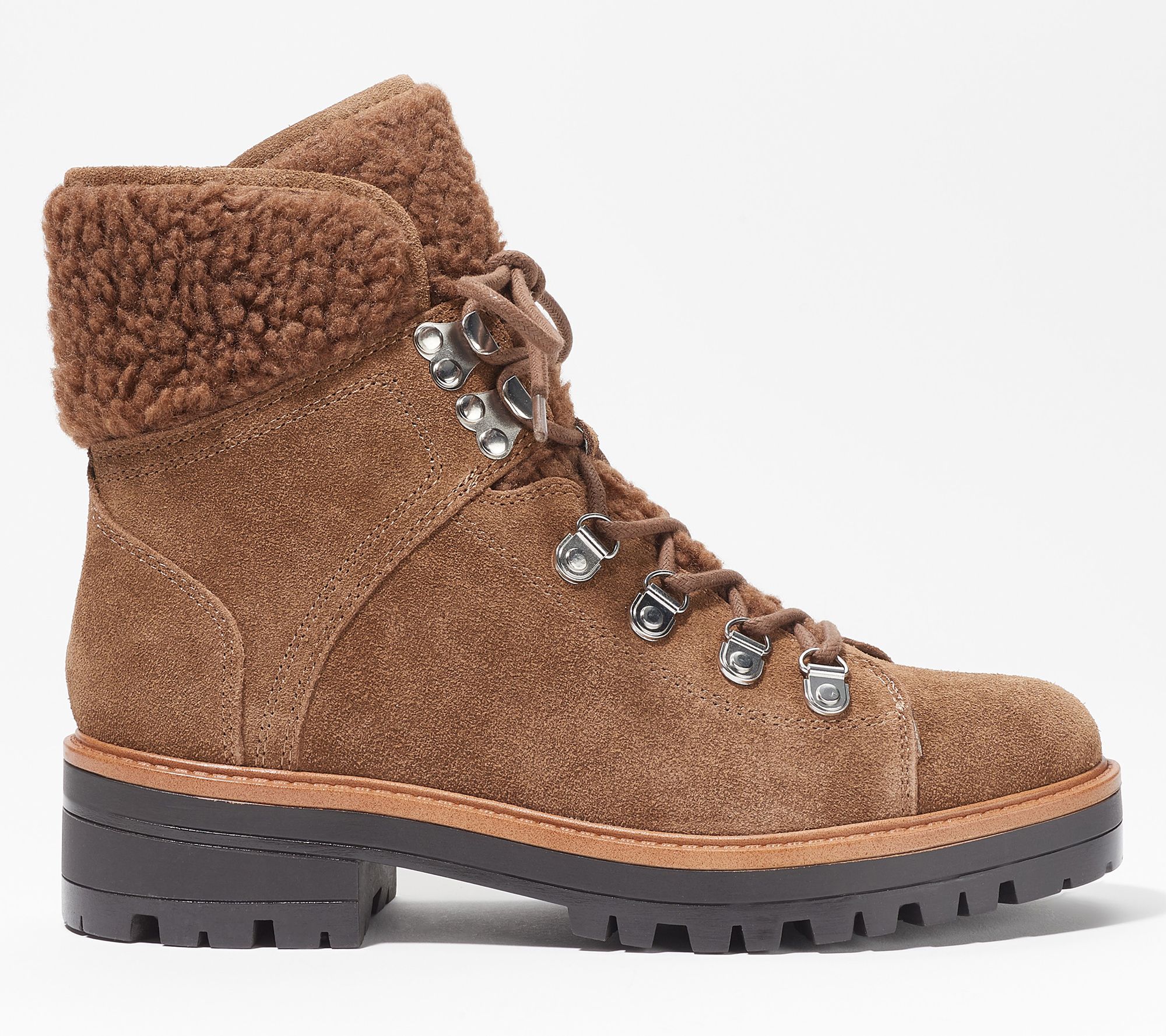 Marc Fisher LaceUp Hiker Ankle Boots Isalia