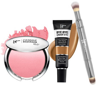 IT Cosmetics Bye Bye Under Eye & Blush Set with Brush - A394112
