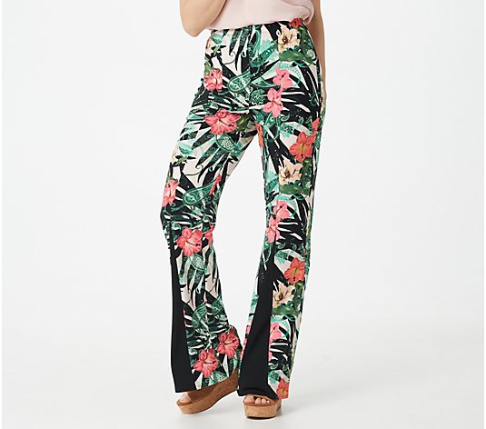 Boden Jersey Pants green-white allover print casual look Fashion Trousers Jersey Pants 