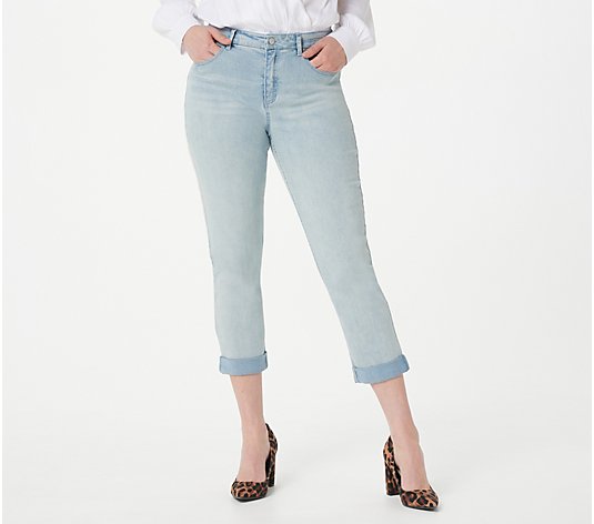 StyleList by Micaela Regular Blue Denim Easy Straight Leg Jeans