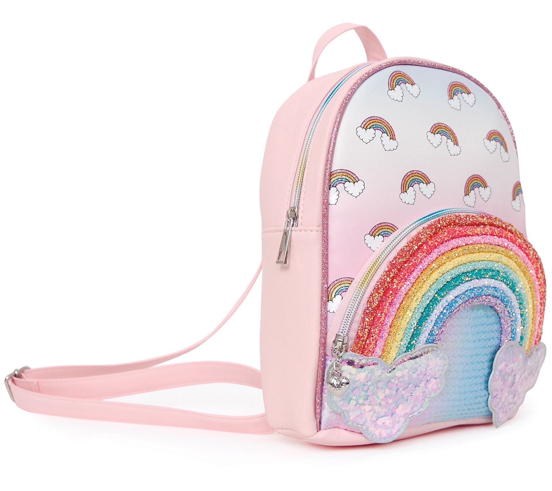 OMG Accessories Over The Rainbow Icon Mini Backpack - QVC.com