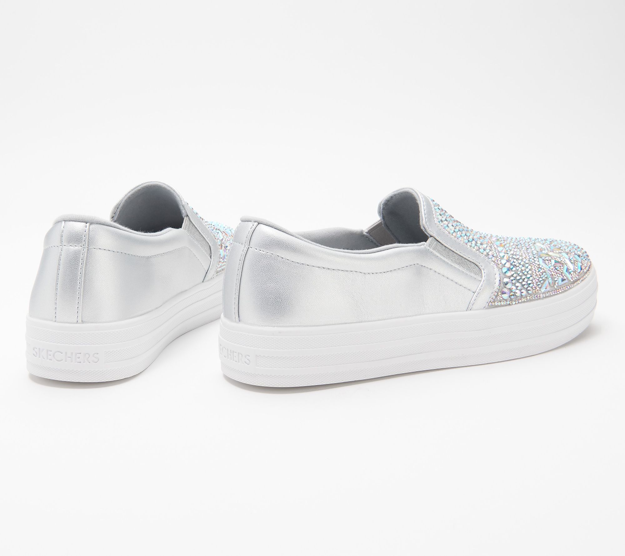 Skechers Double Up Trim Slip-Ons - Take the Lead - QVC.com