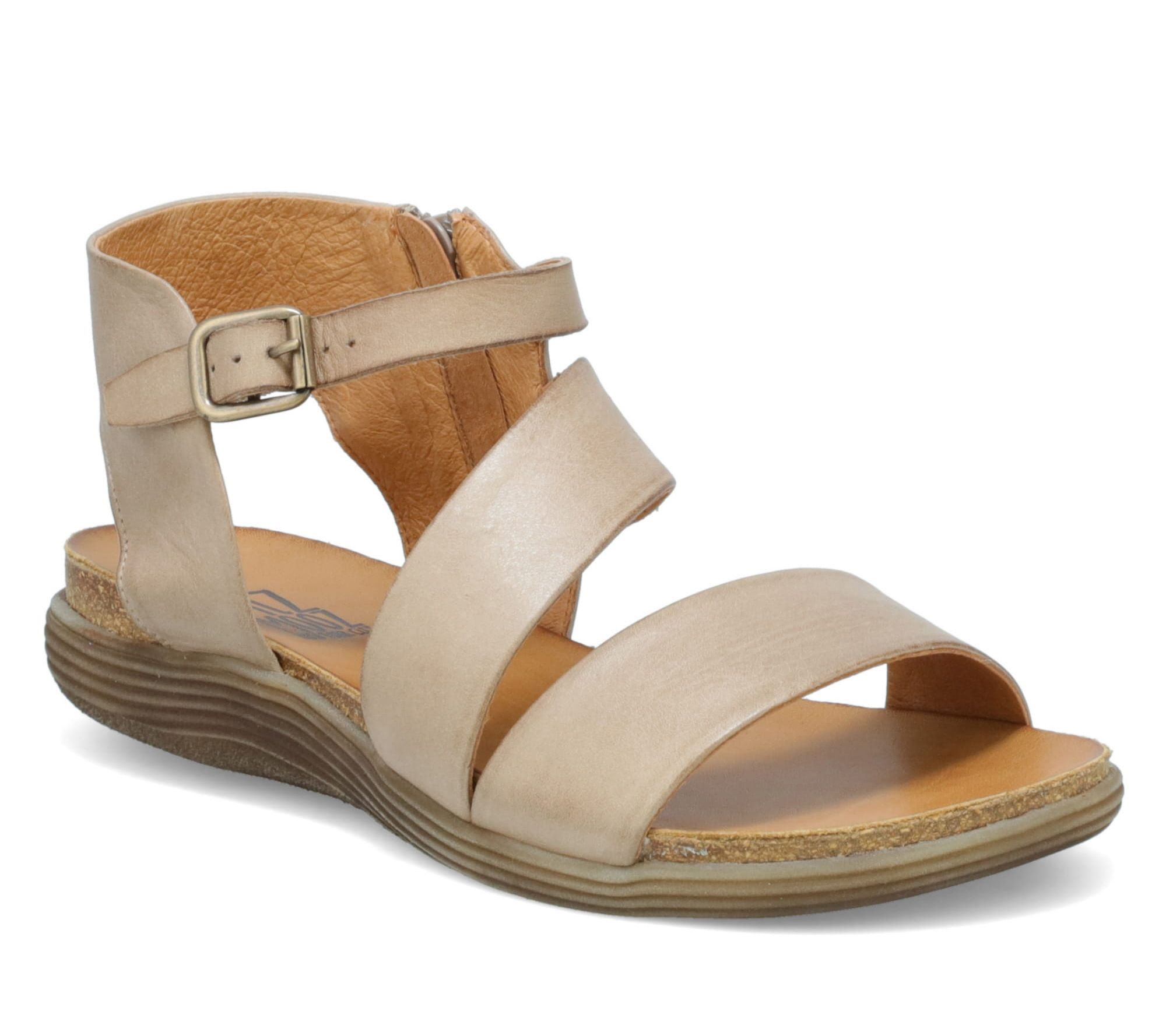 Miz Mooz leather Adjustable Sandals - Meadow