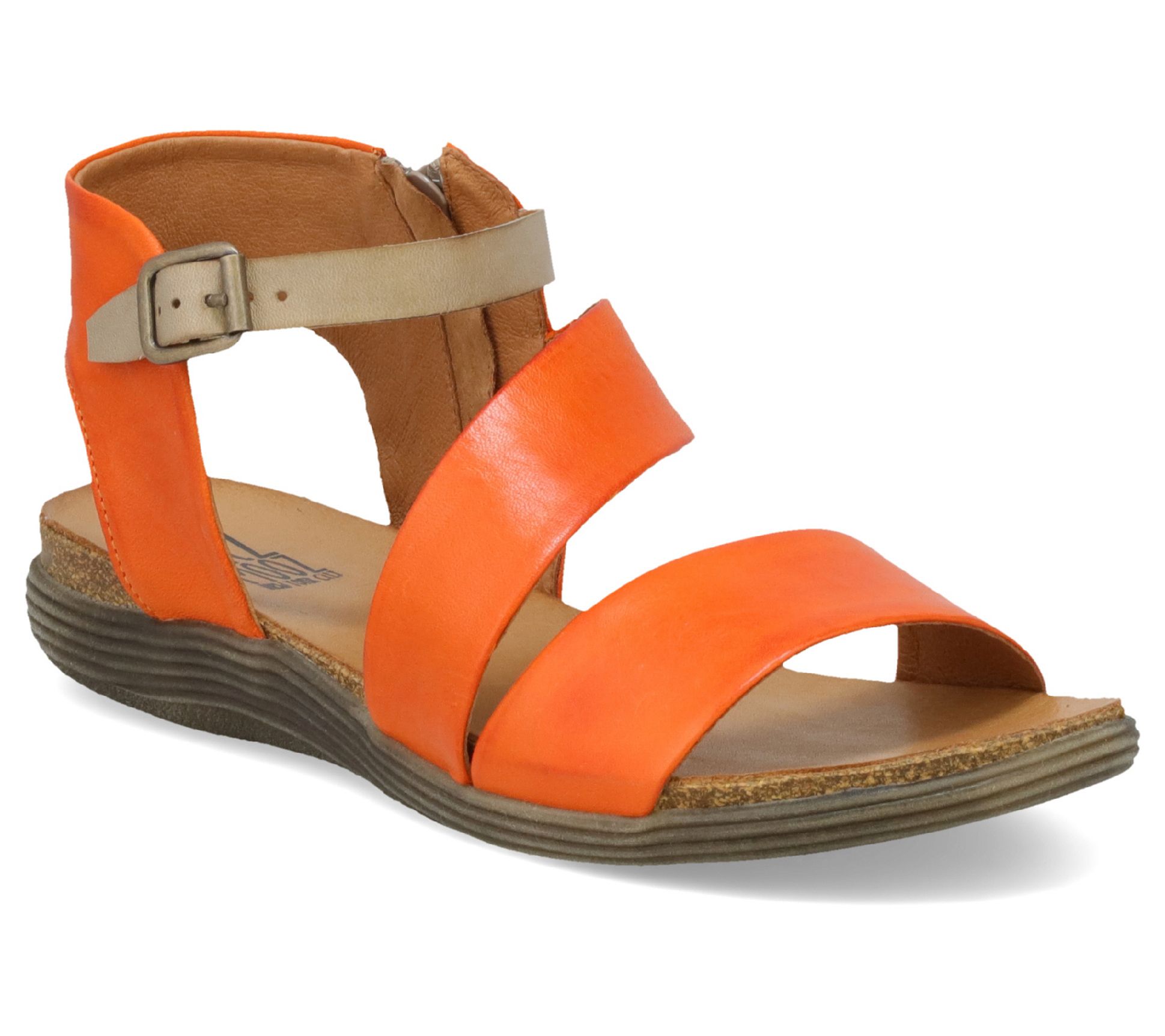 Miz Mooz leather Adjustable Sandals - Meadow