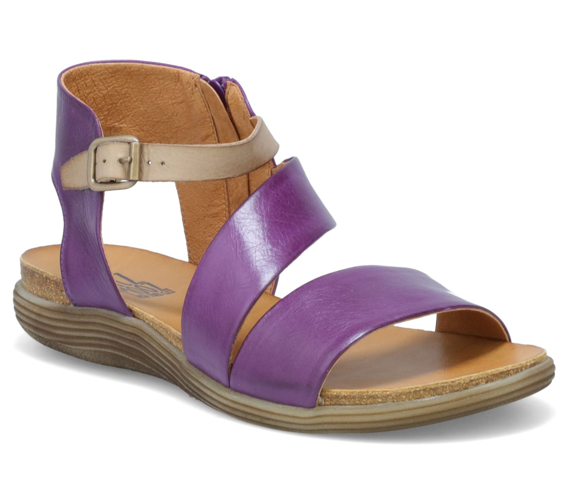 Miz Mooz leather Adjustable Sandals - Meadow