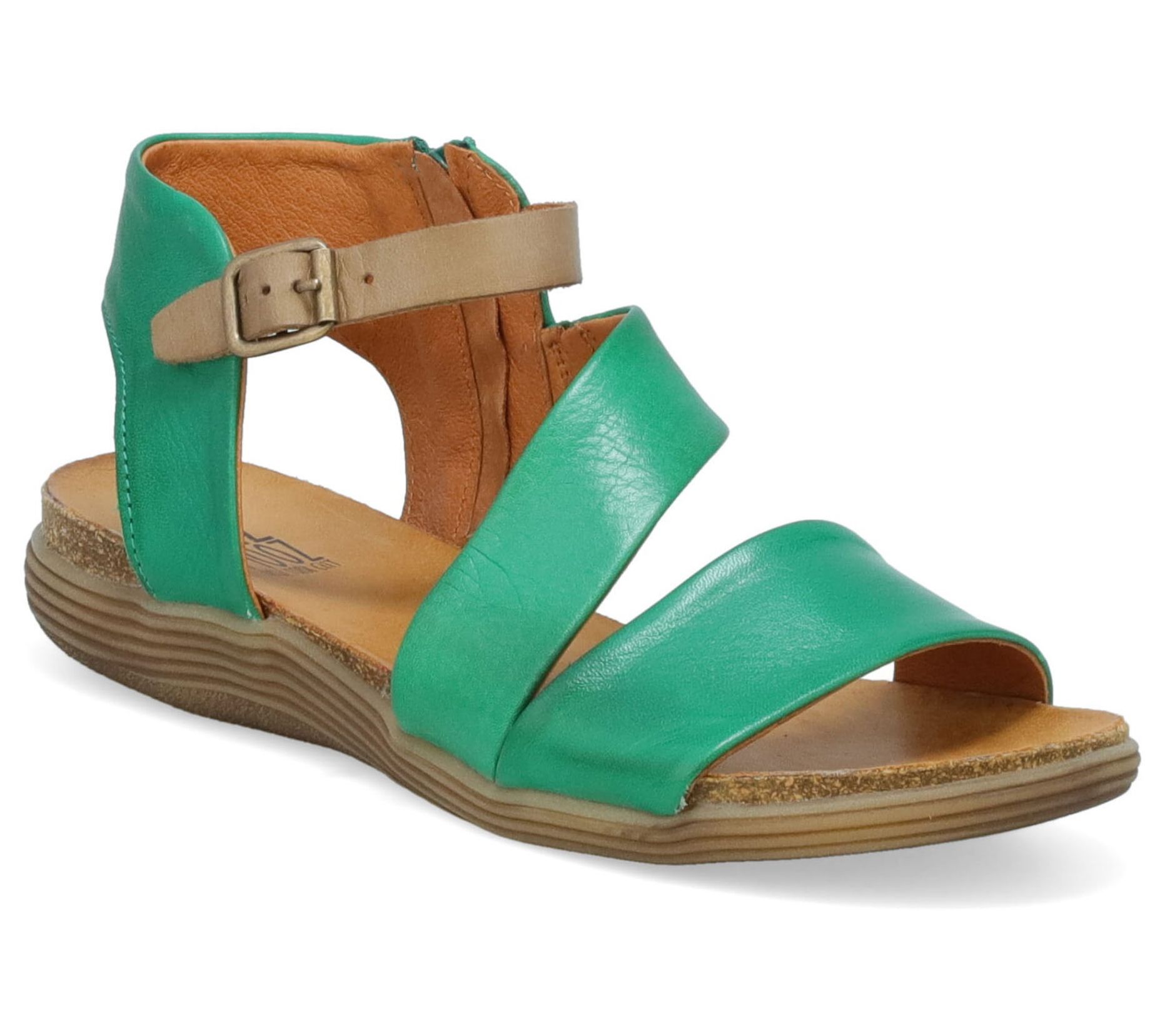 Miz Mooz leather Adjustable Sandals - Meadow