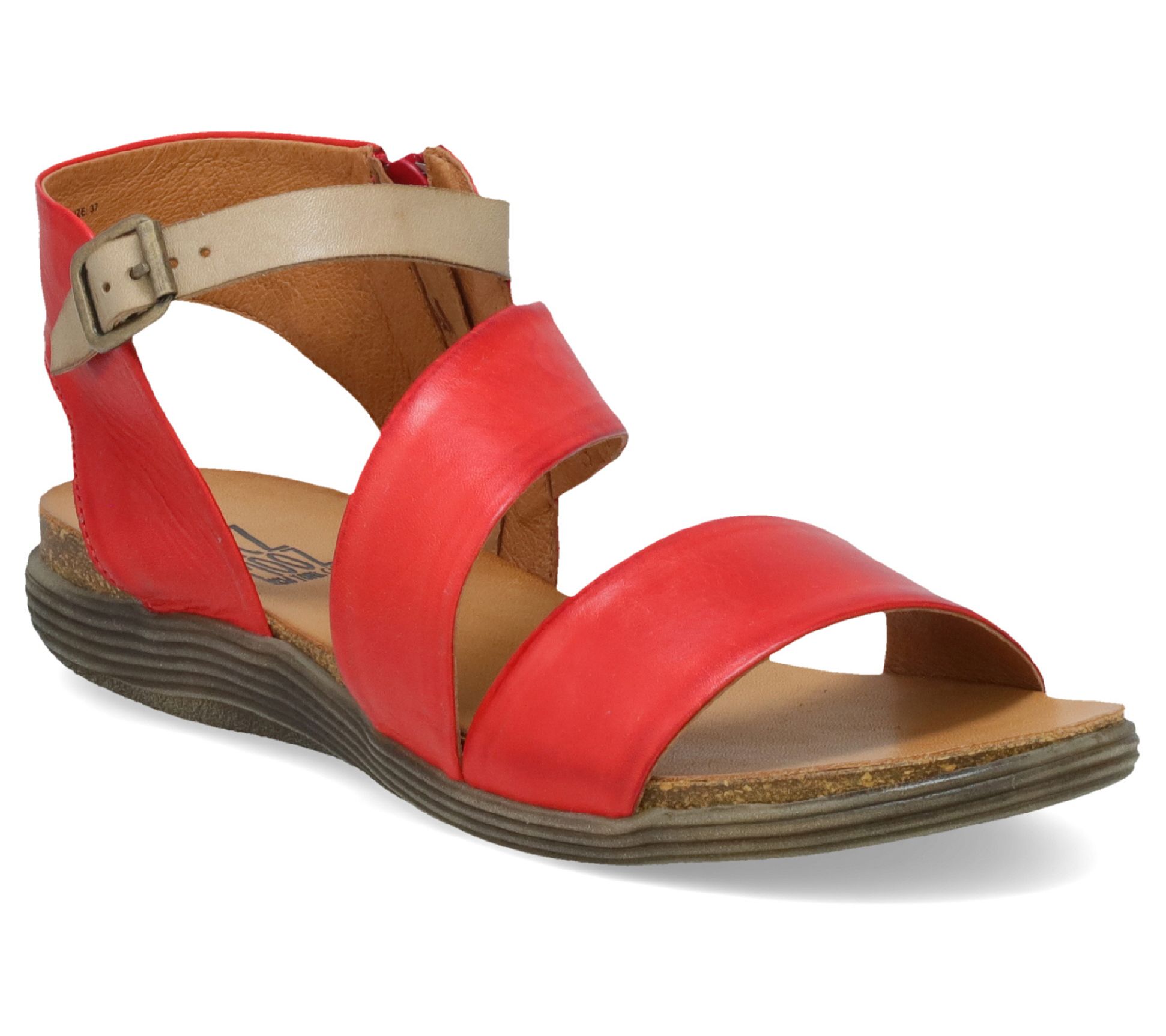 Miz Mooz leather Adjustable Sandals - Meadow