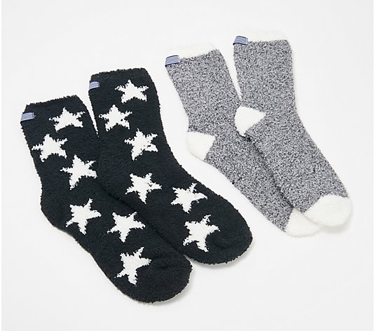 "As Is"Splendid Set of Two Cozy Socks