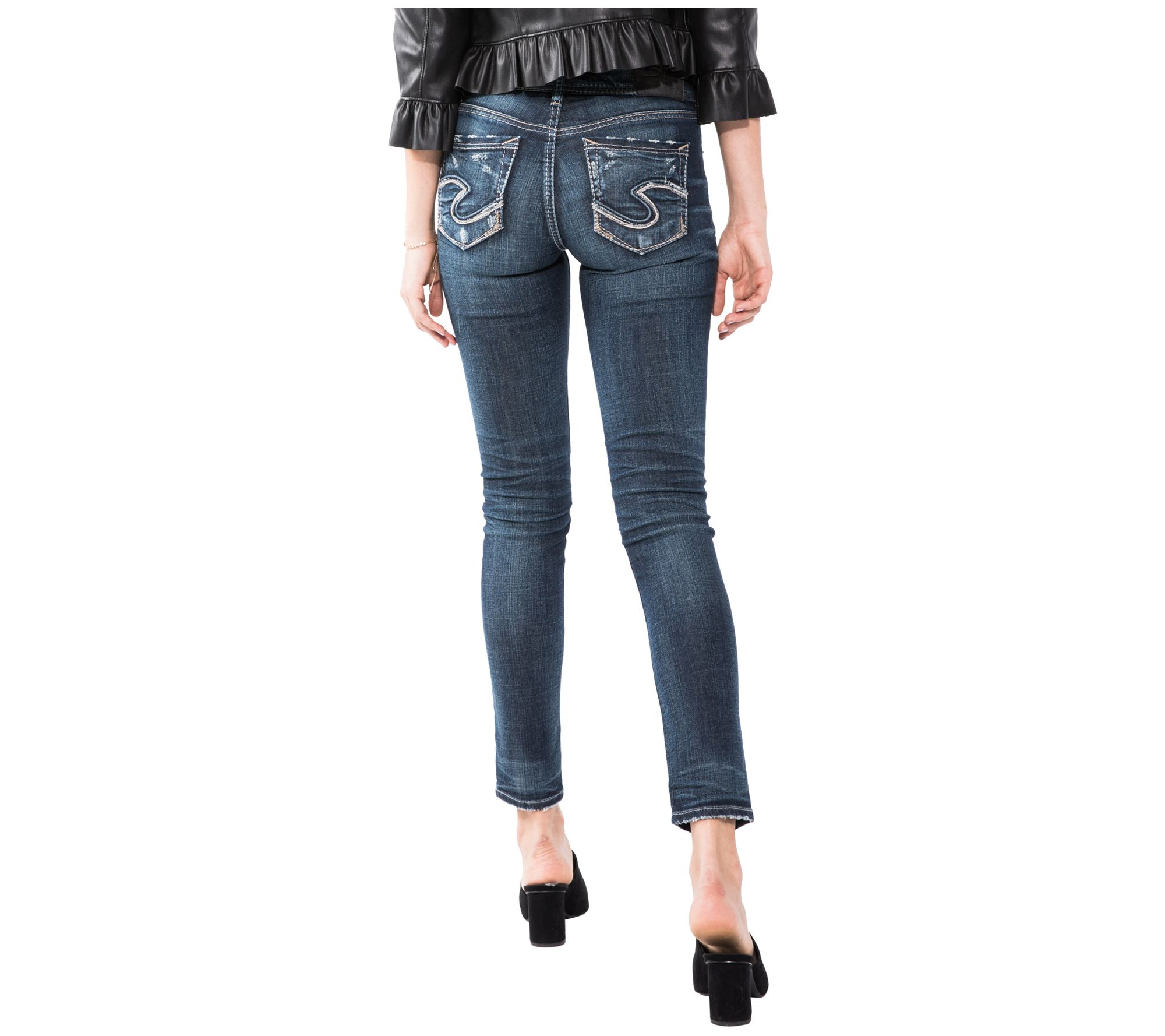 Silver Jeans Co. Suki Mid Rise Skinny Leg Jeans SSX492