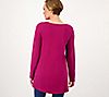 Susan Graver Weekend Essentials Pet. Cool Touch A-Line Tunic, 1 of 2