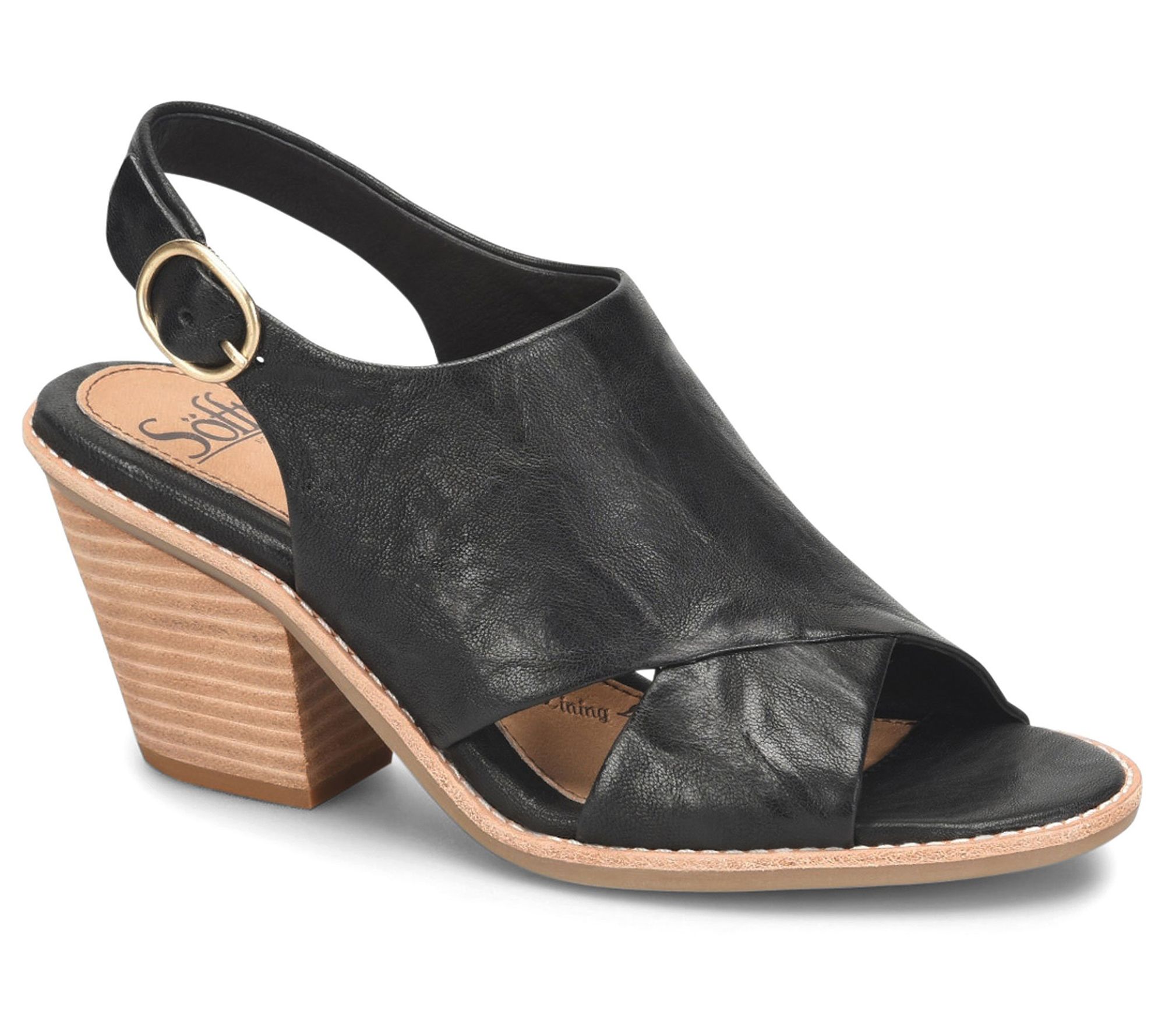 Crossover on sale slingback sandals