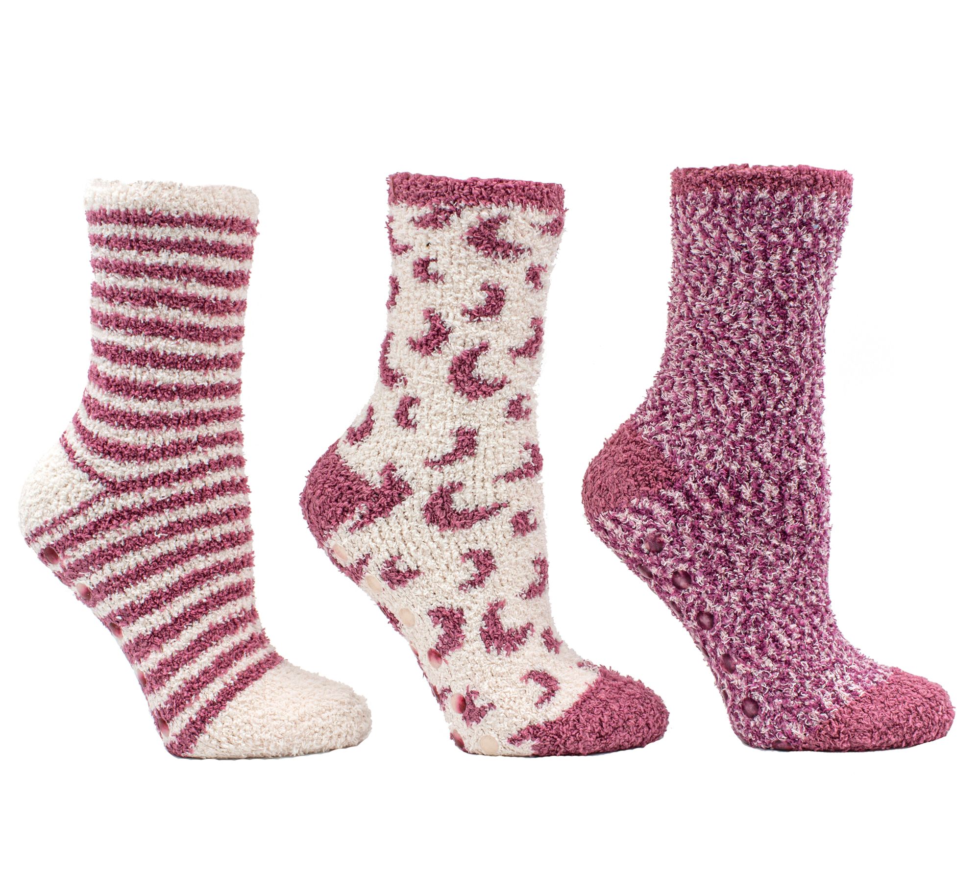 MinxNY 3-Pairs Rose Infused Therapy Socks