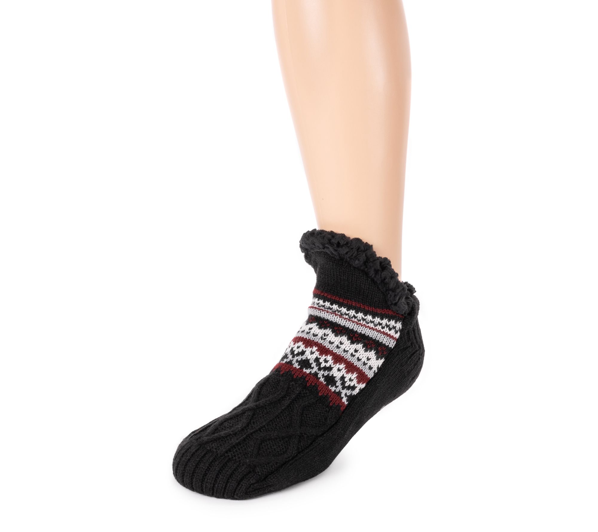 MUK LUKS Men's Ankle Cabin Socks