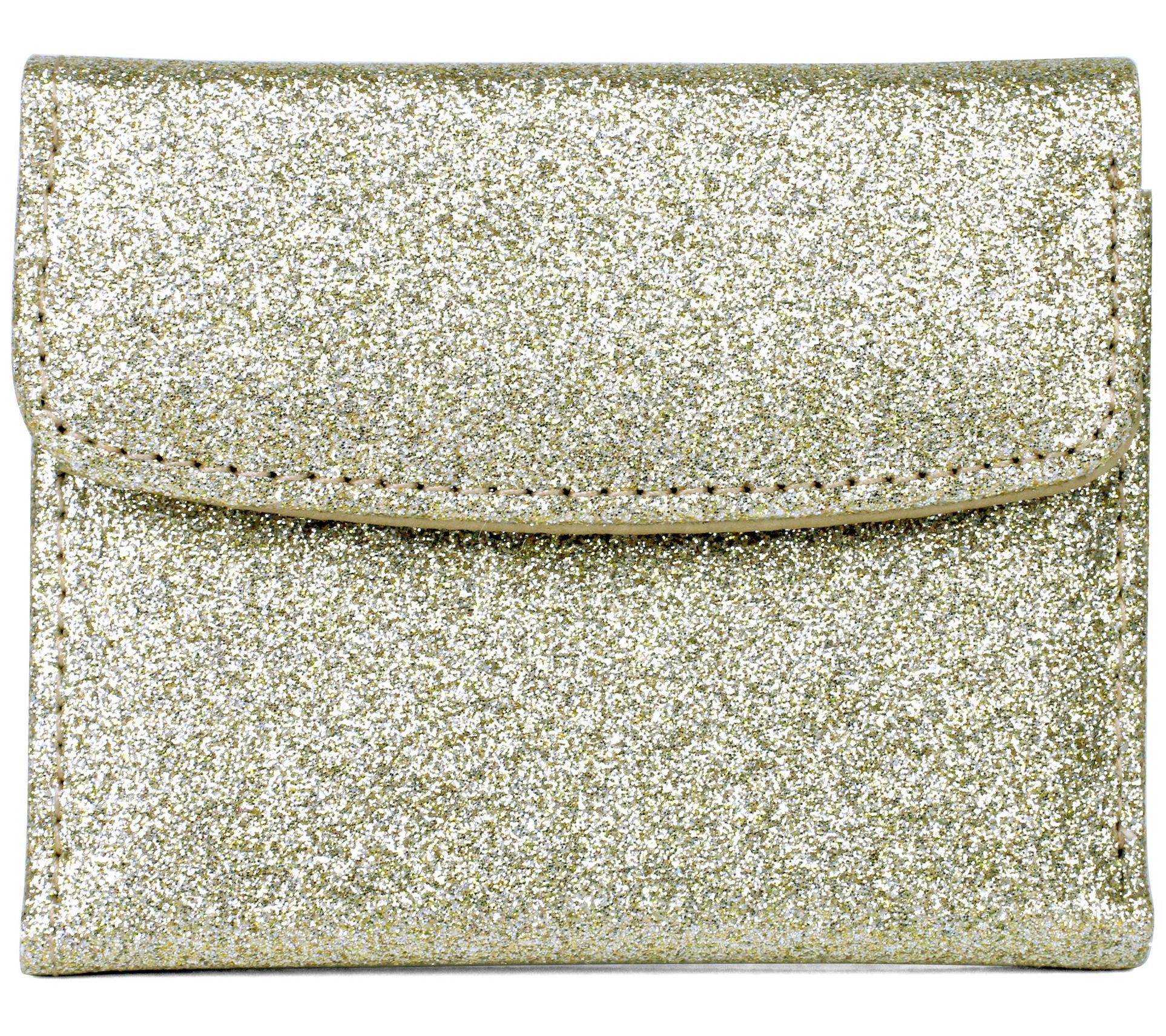 Julia Buxton Solid Vegan Faux Leather Mini Trif old Wallet