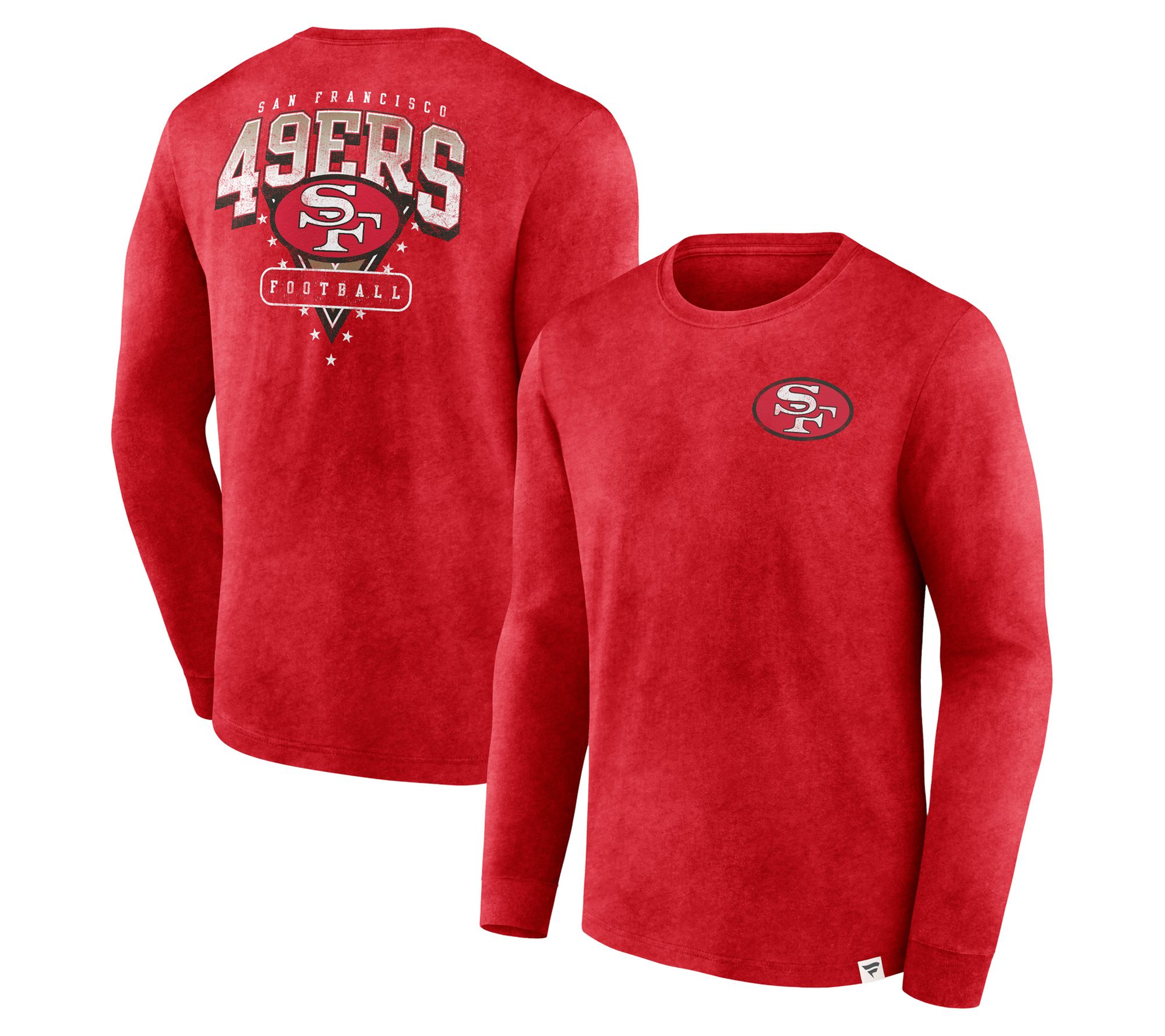 Nfl San Francisco 49ers Junior Short Sleeve Tie-dye Fashion Crop T-shirt -  L : Target