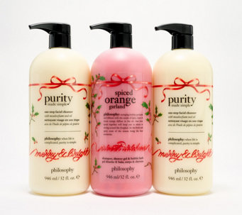 philosophy supersize 32oz holiday purity duo& shower gel Auto-Delivery