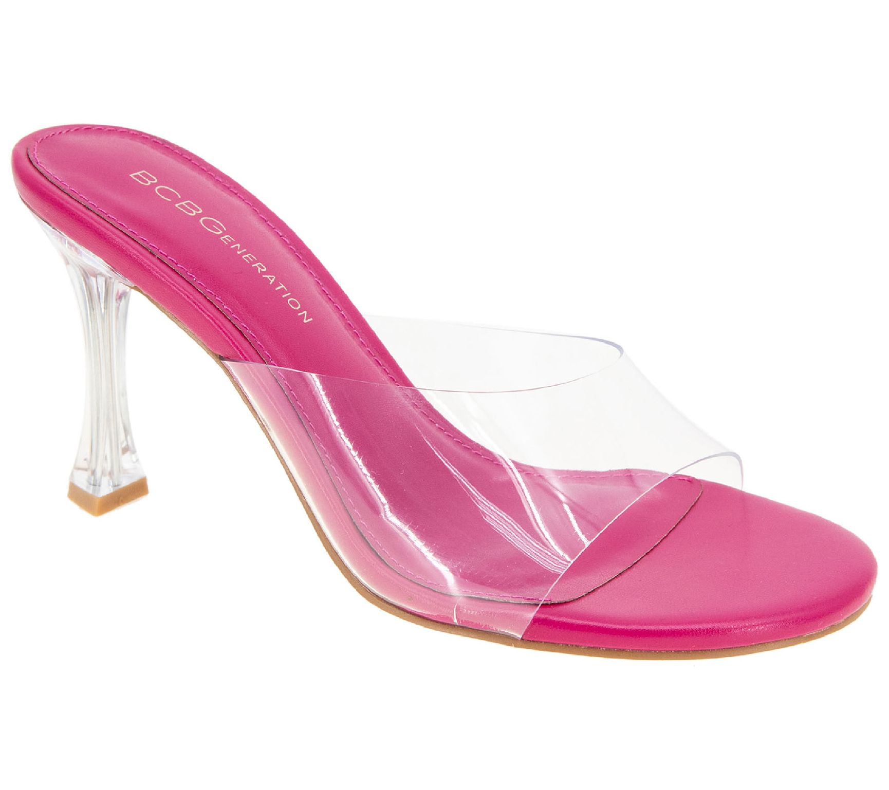 BCBGeneration Lucite Heel Sandal - Martina