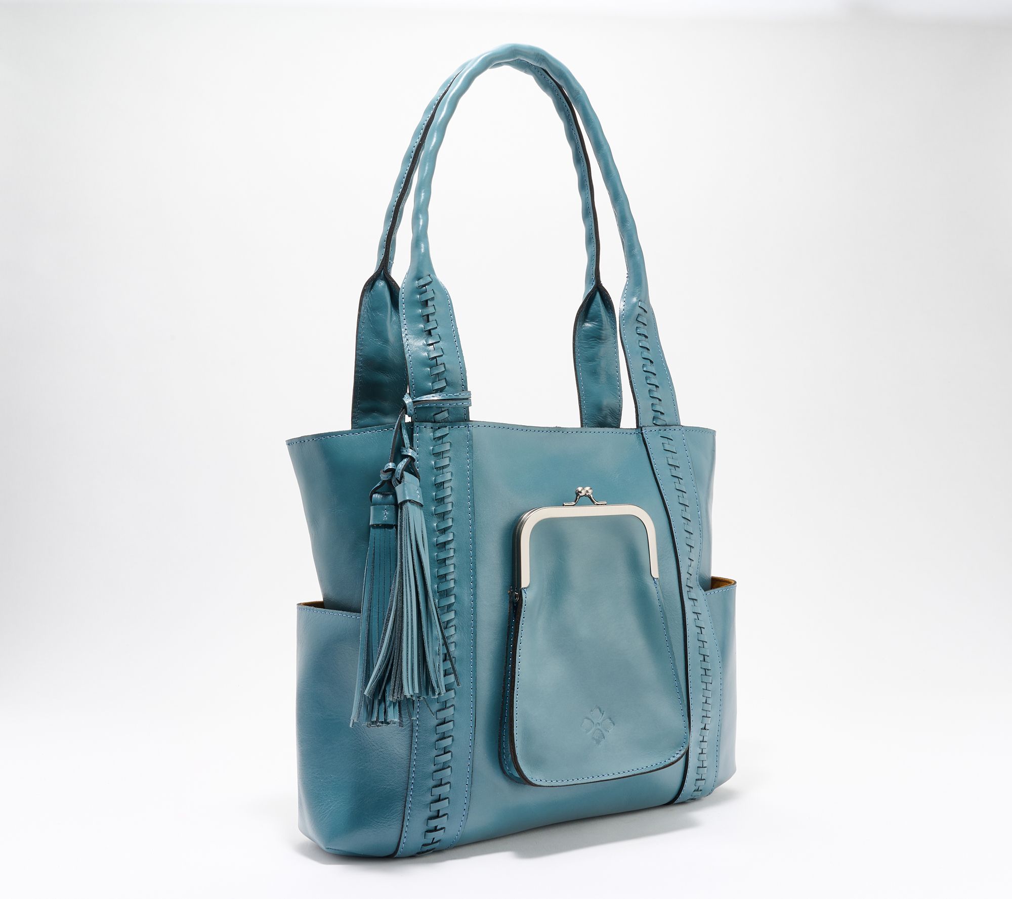 Patricia Nash Leather Molise Frame Tote