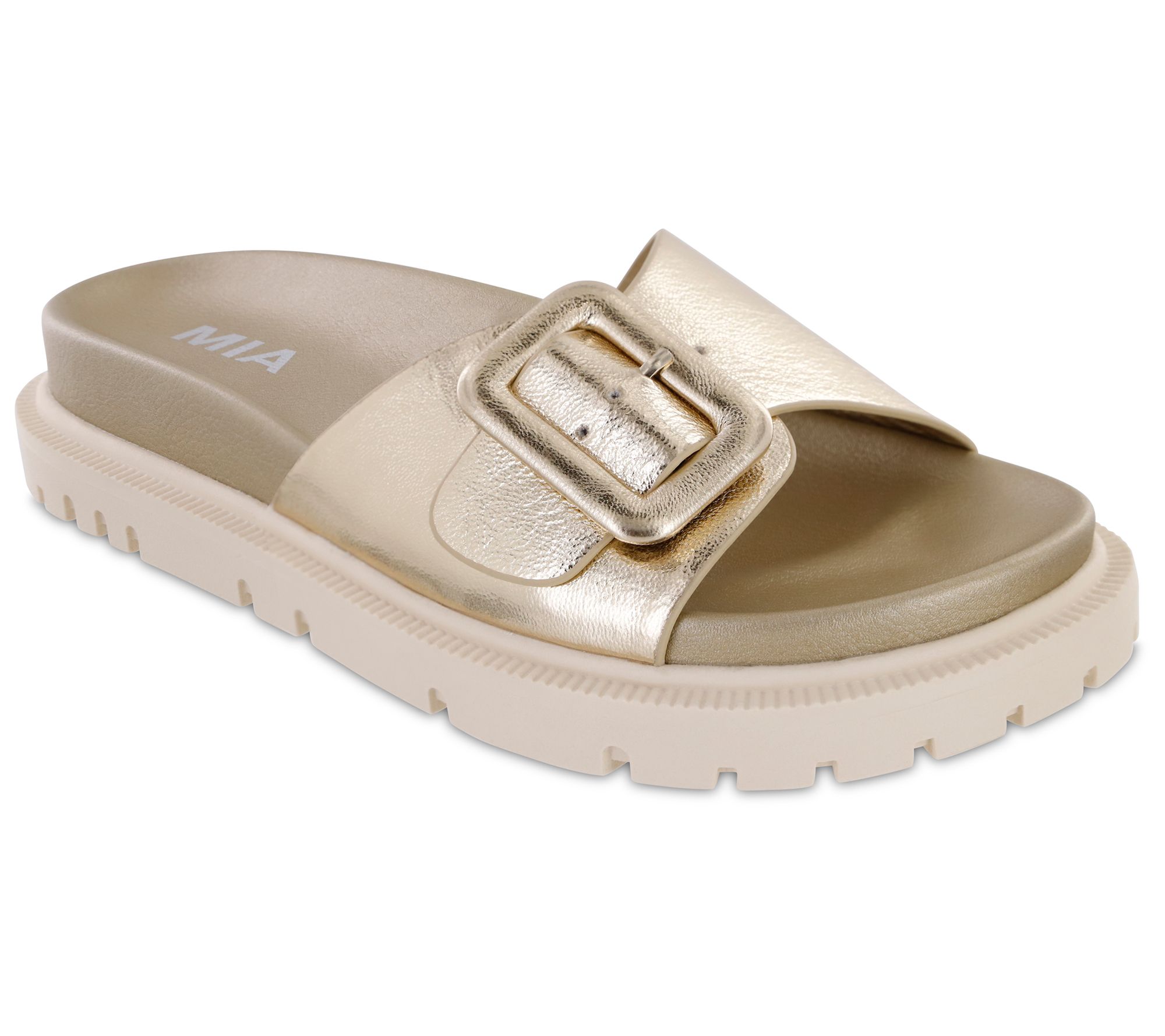 MIA Shoes Slip-On Sandals - Gya