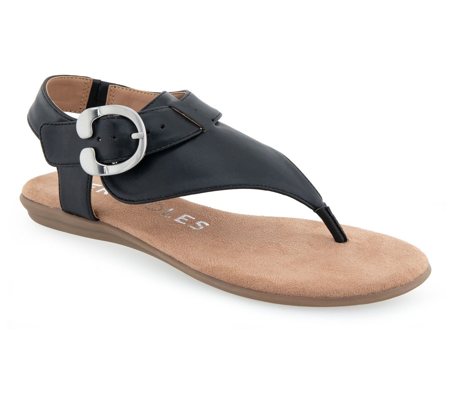 Aerosoles Ankle Strap Thong Sandal - Isa