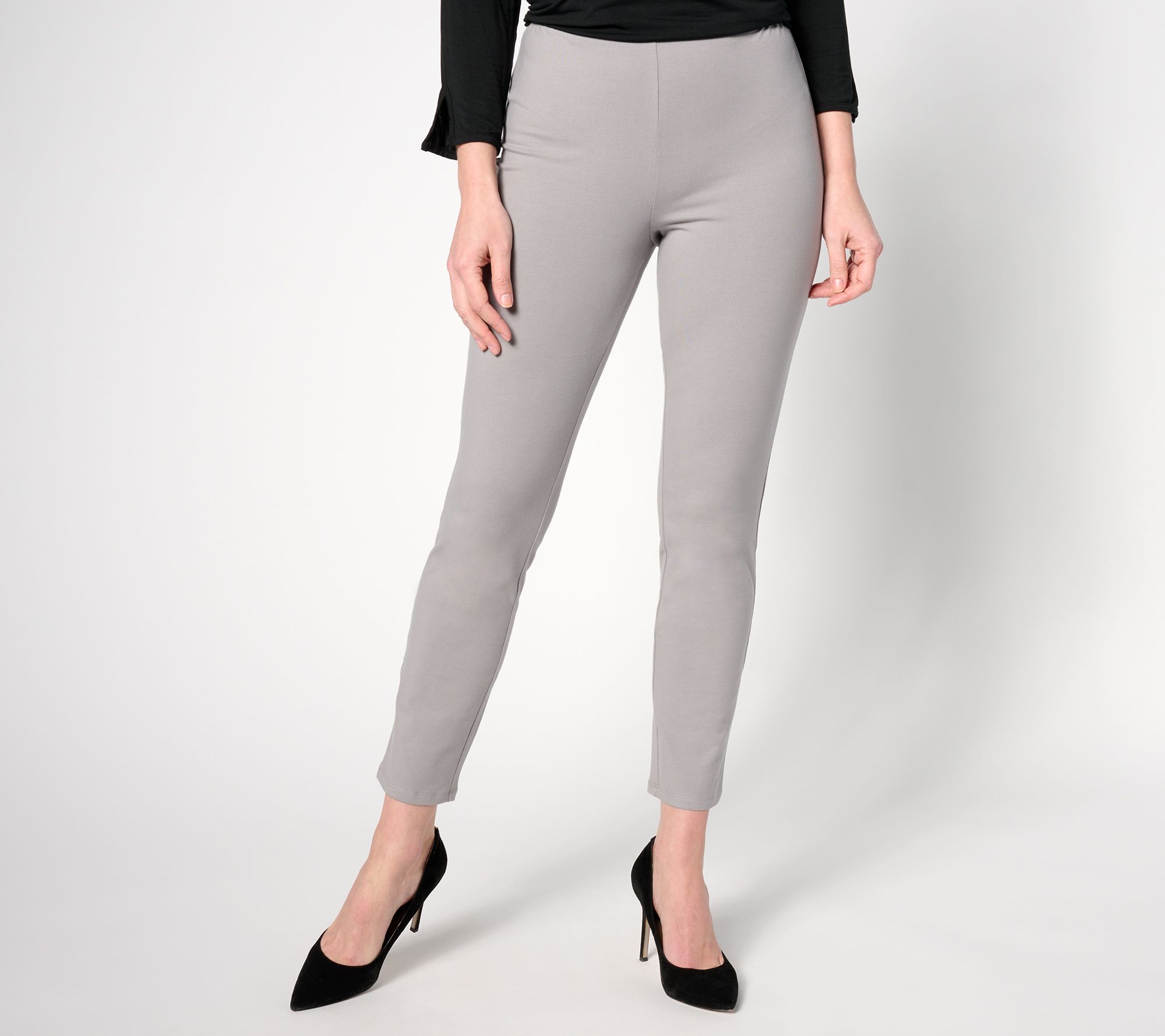 "As Is" Women with Control Tall Pull On Knit Slim Pant
