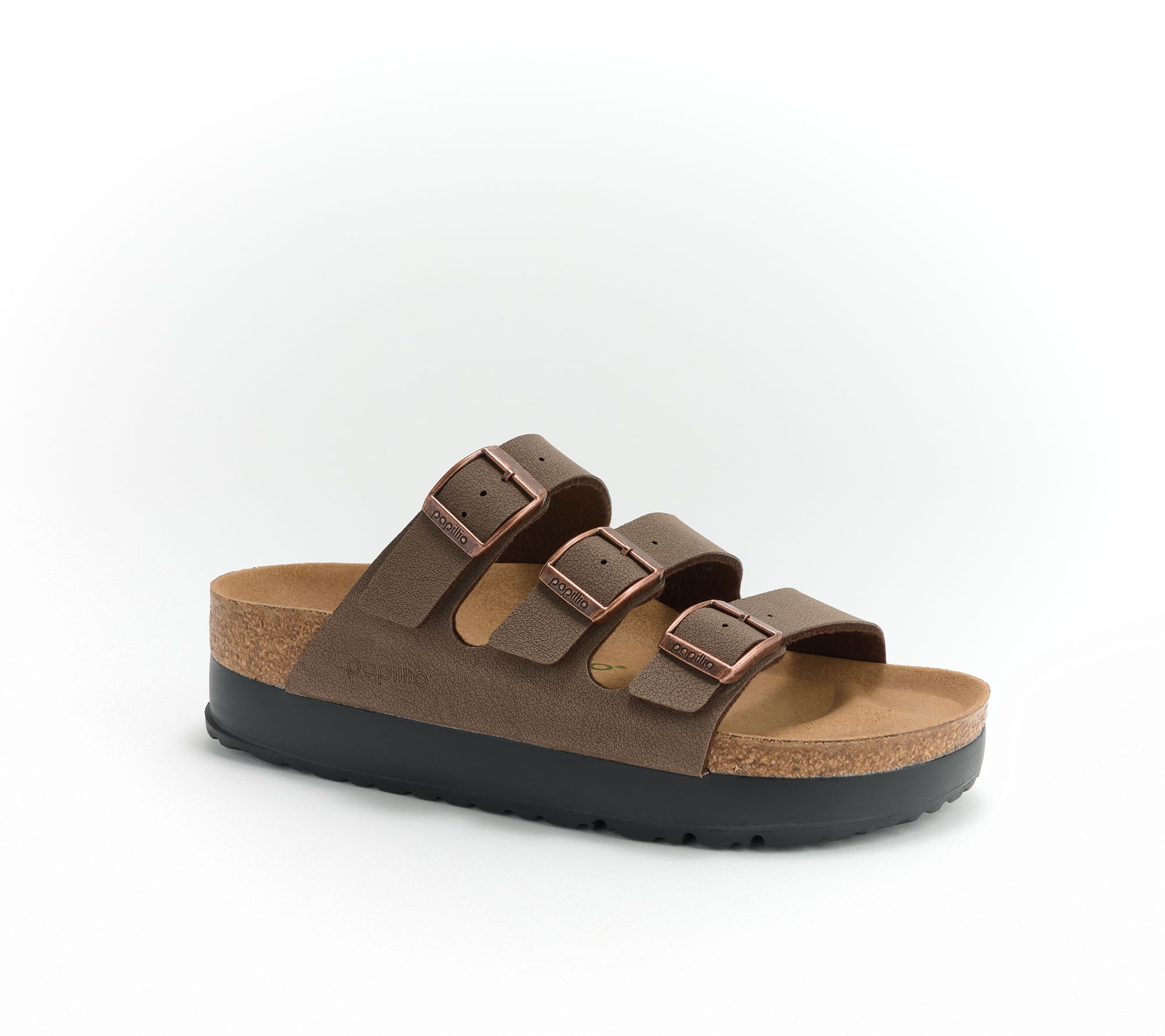 Birkenstock Three-Strap Slide Sandal - Florida Platform Flex