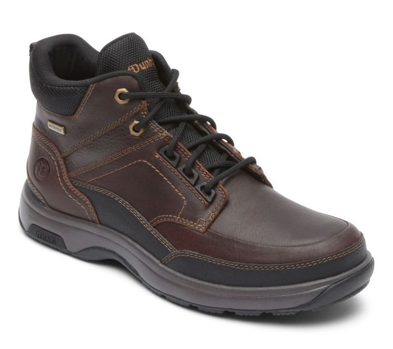 Dunham Men s Leather Slip Resistant Boots Country High QVC