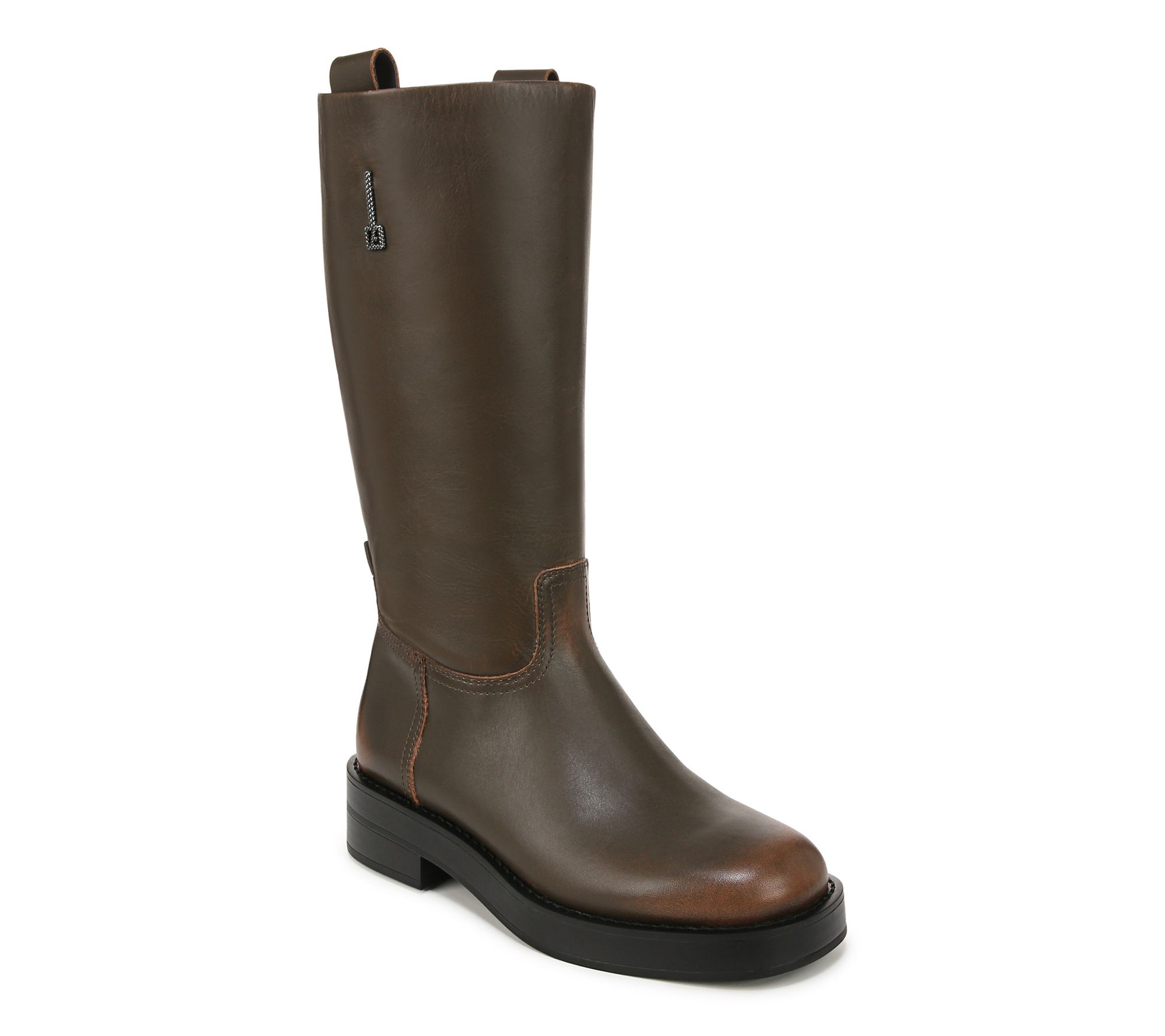 Franco Sarto Leather Moto Boots - Trevi