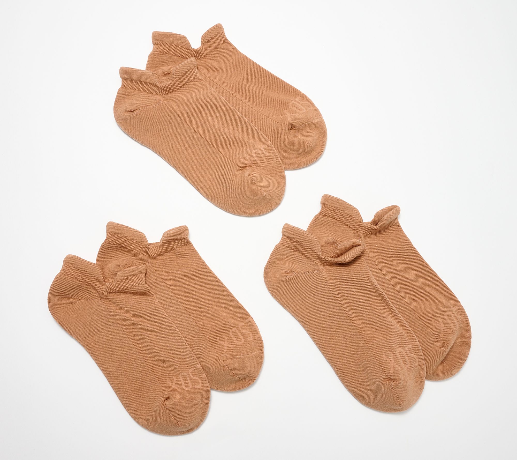 Nudesox Set of 3 Runner Tab Socks