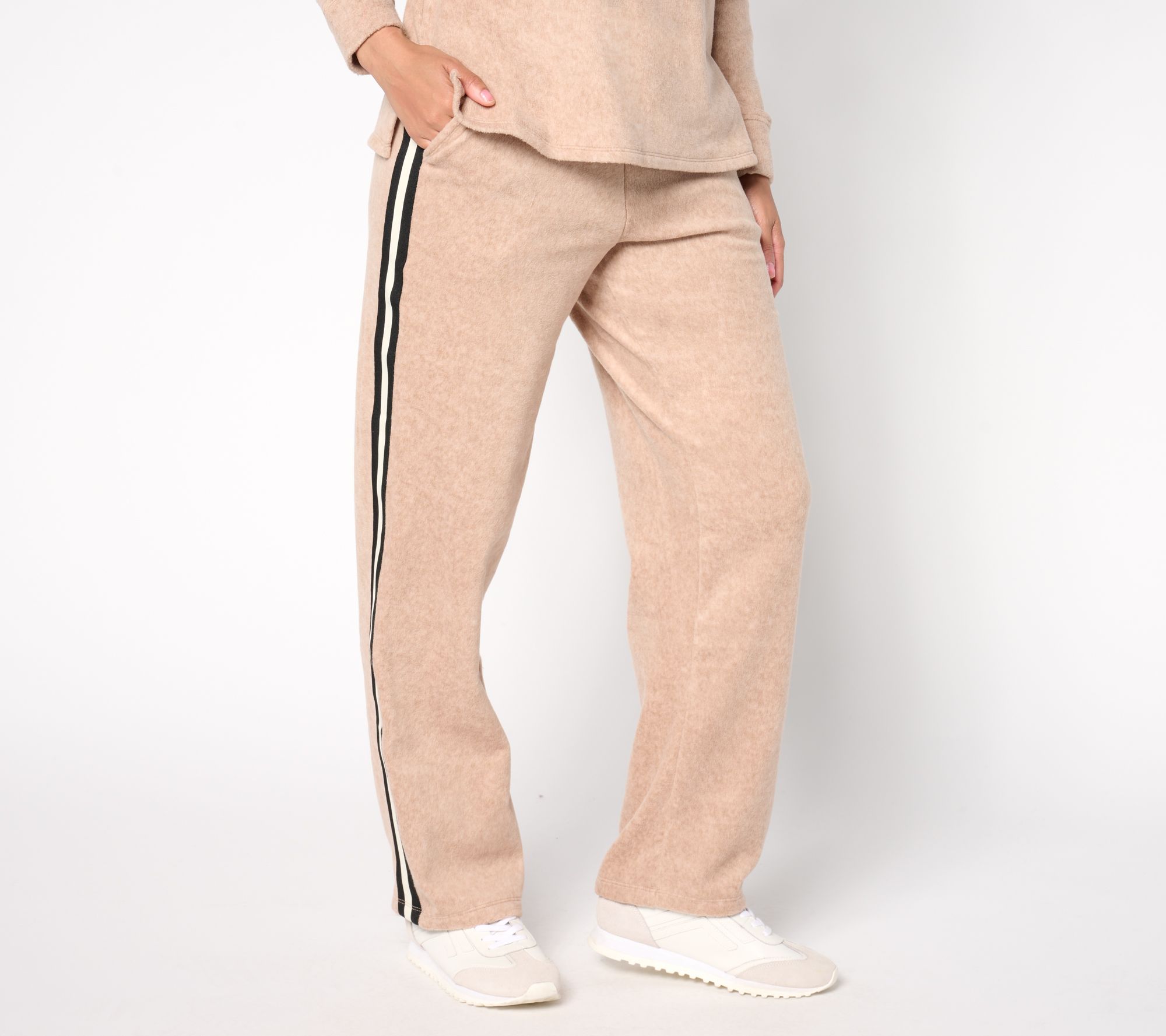 "As Is" Cuddl Duds Fleecewear with Stretch Lounge Pant