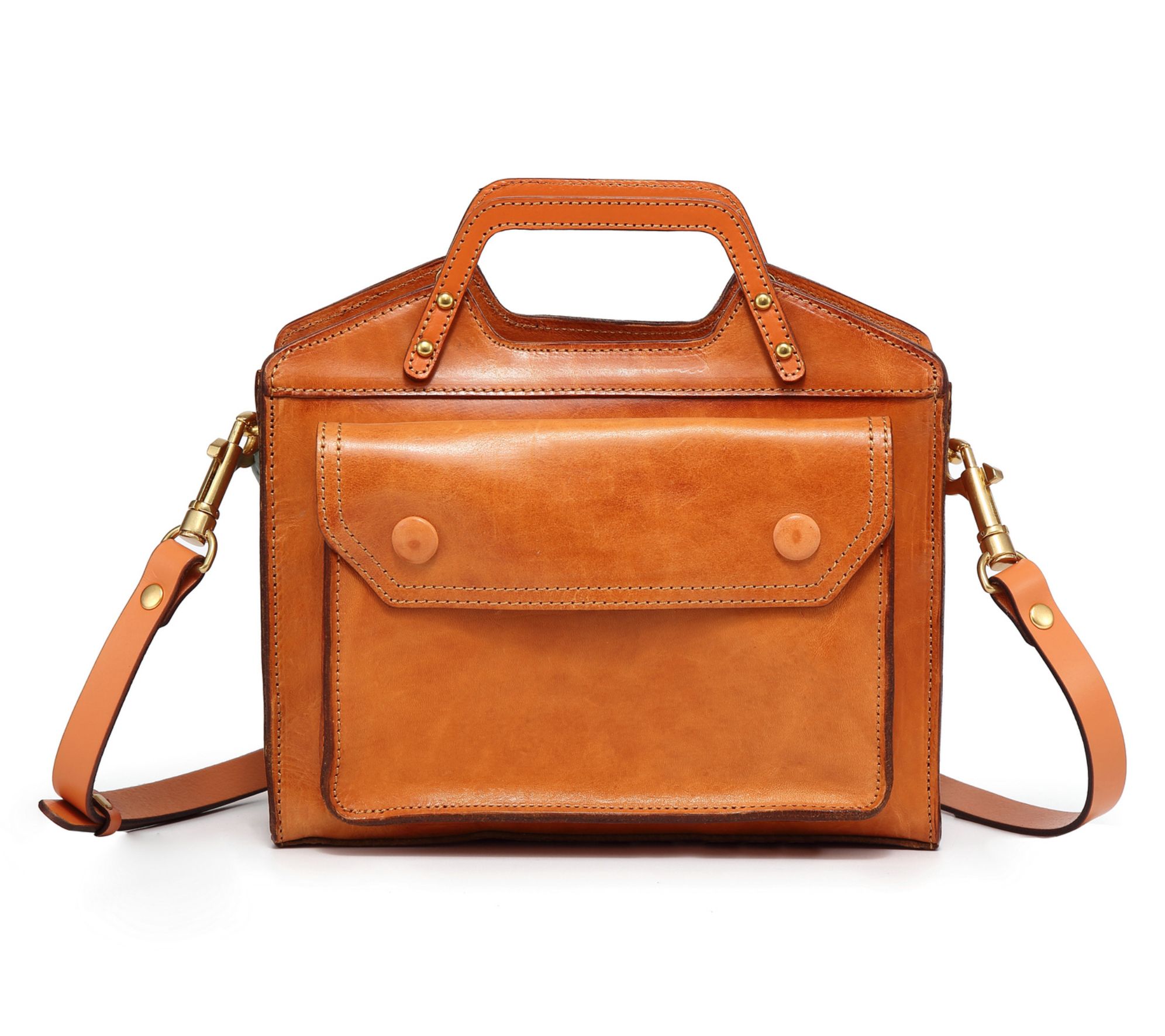 Old Trend Basswood Mini Tote Leather Crossbody