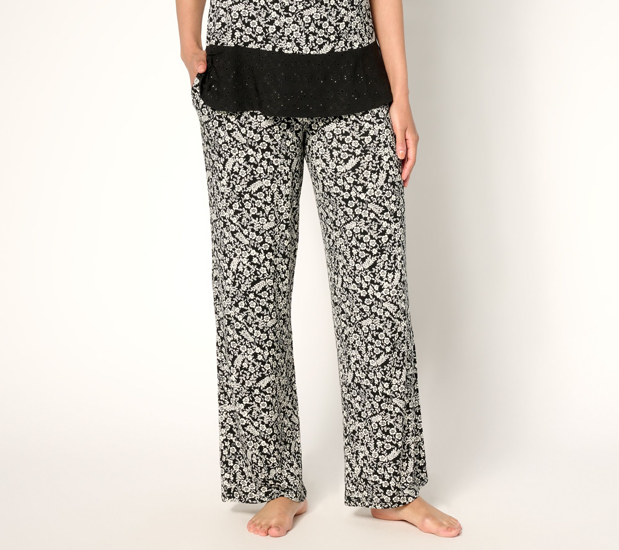 "As Is" Cuddl Duds Soft Stretch Relaxed Lounge Pant