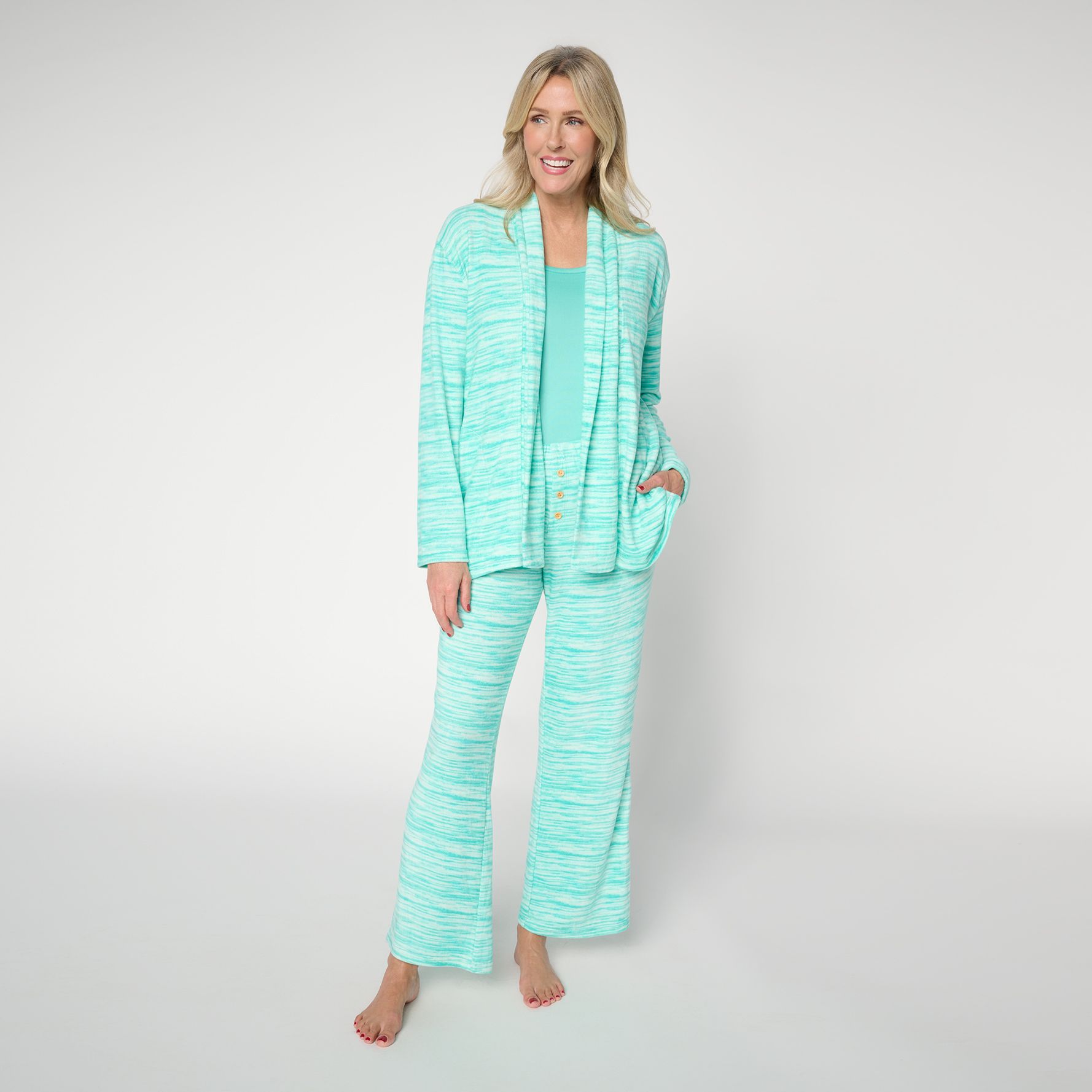 MUK LUKS Sweater Knit & Cloud Knit Lounge Set